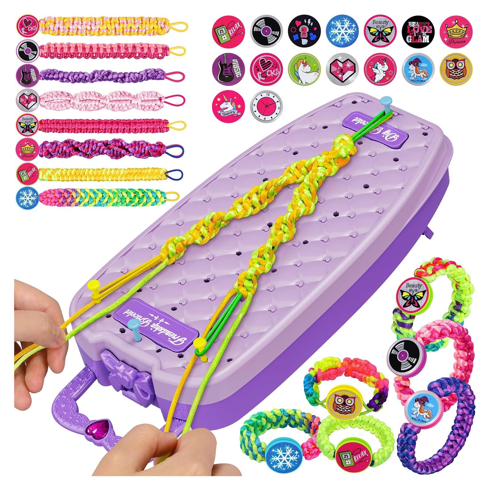 Kit de Fabricación de Pulseras Dpai para Niñas - Doble Púrpura