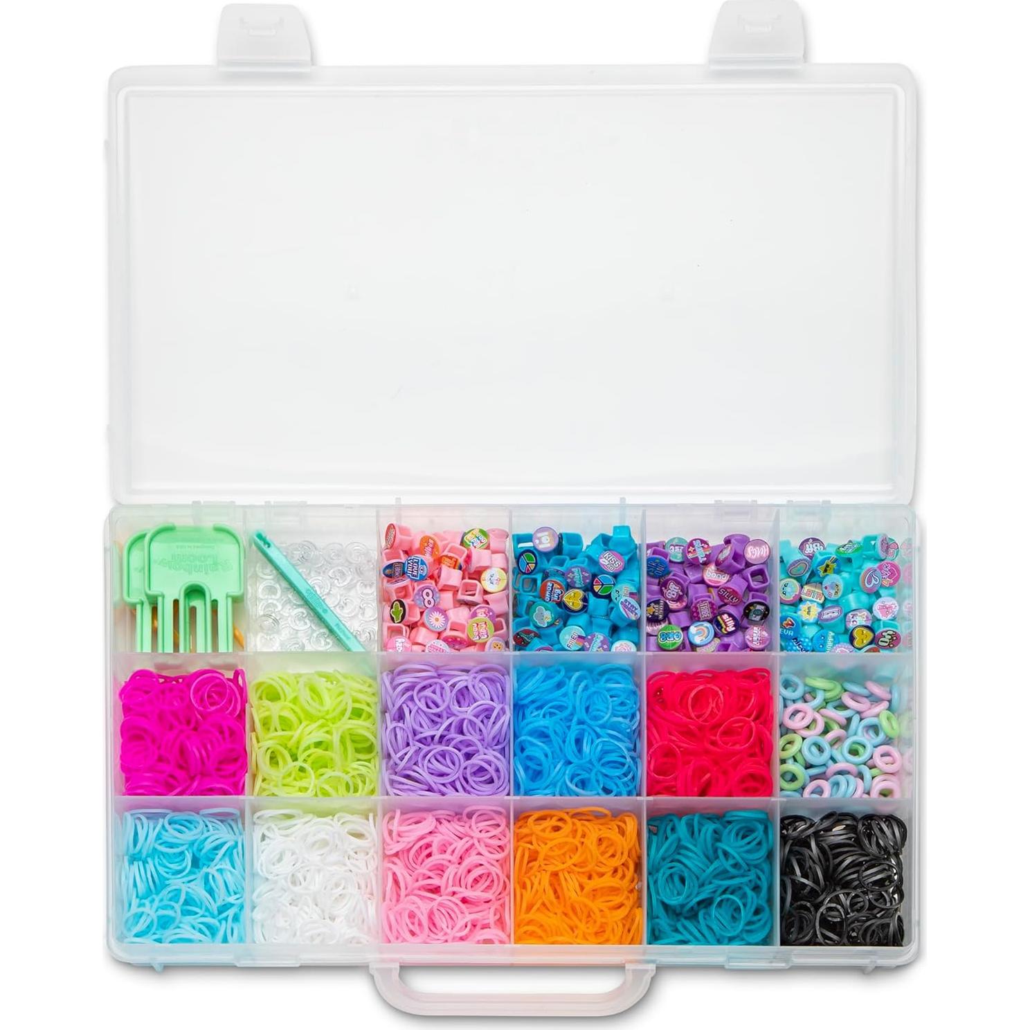 Kit de Pulsera de Banda de Goma Rainbow Loom Beadmoji Deluxe 2200 Bandas