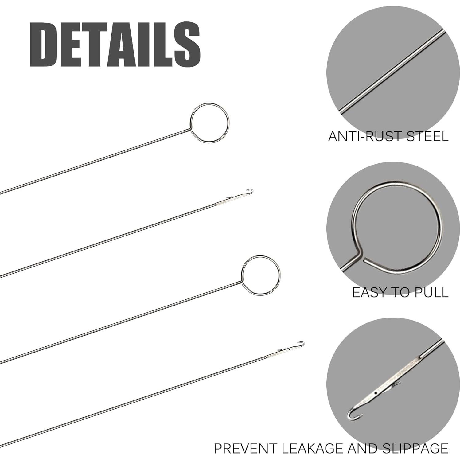 Juego de 2 Ganchos de Giro de Bucle QIANCAIWANG 26.5 cm