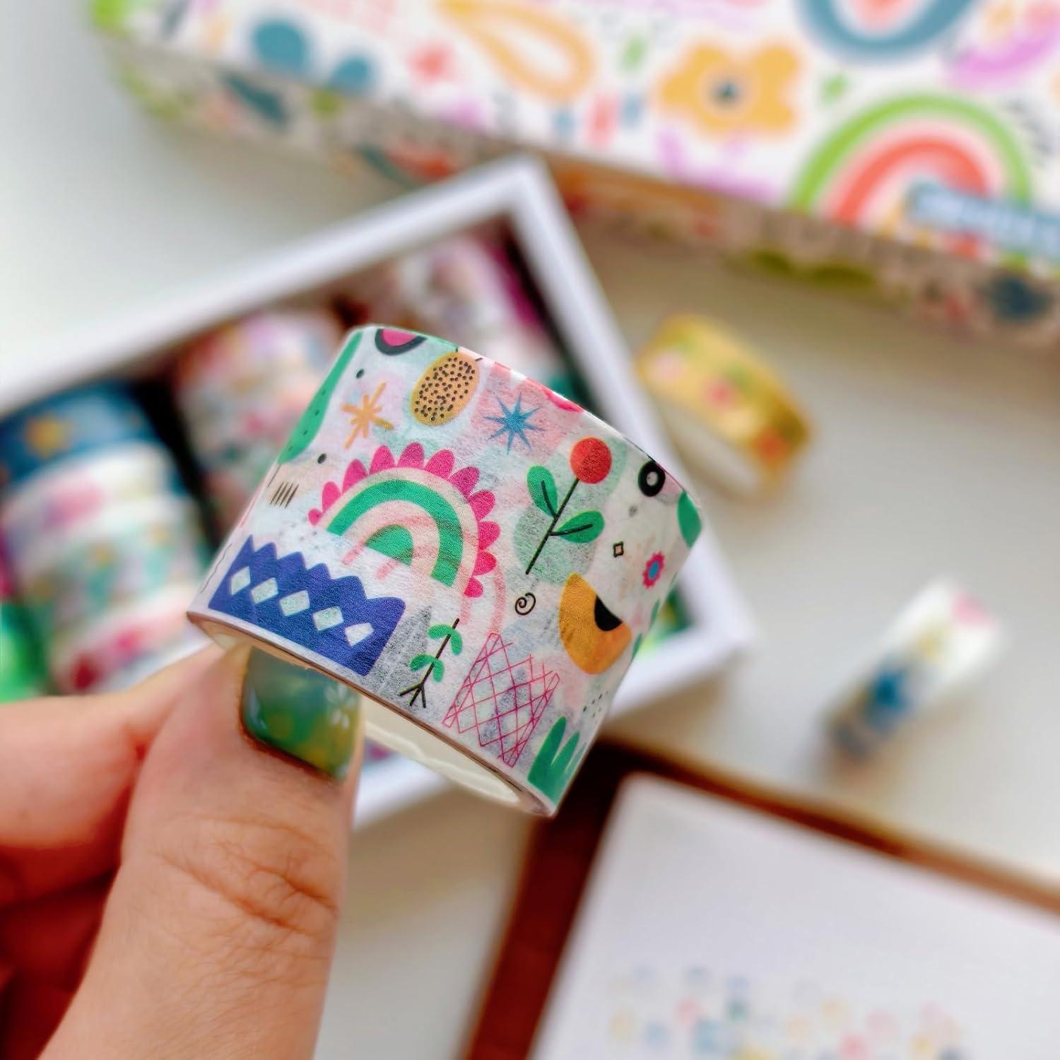 38 Rollos de Cinta Washi Bomichi para Scrapbooking y Manualidades