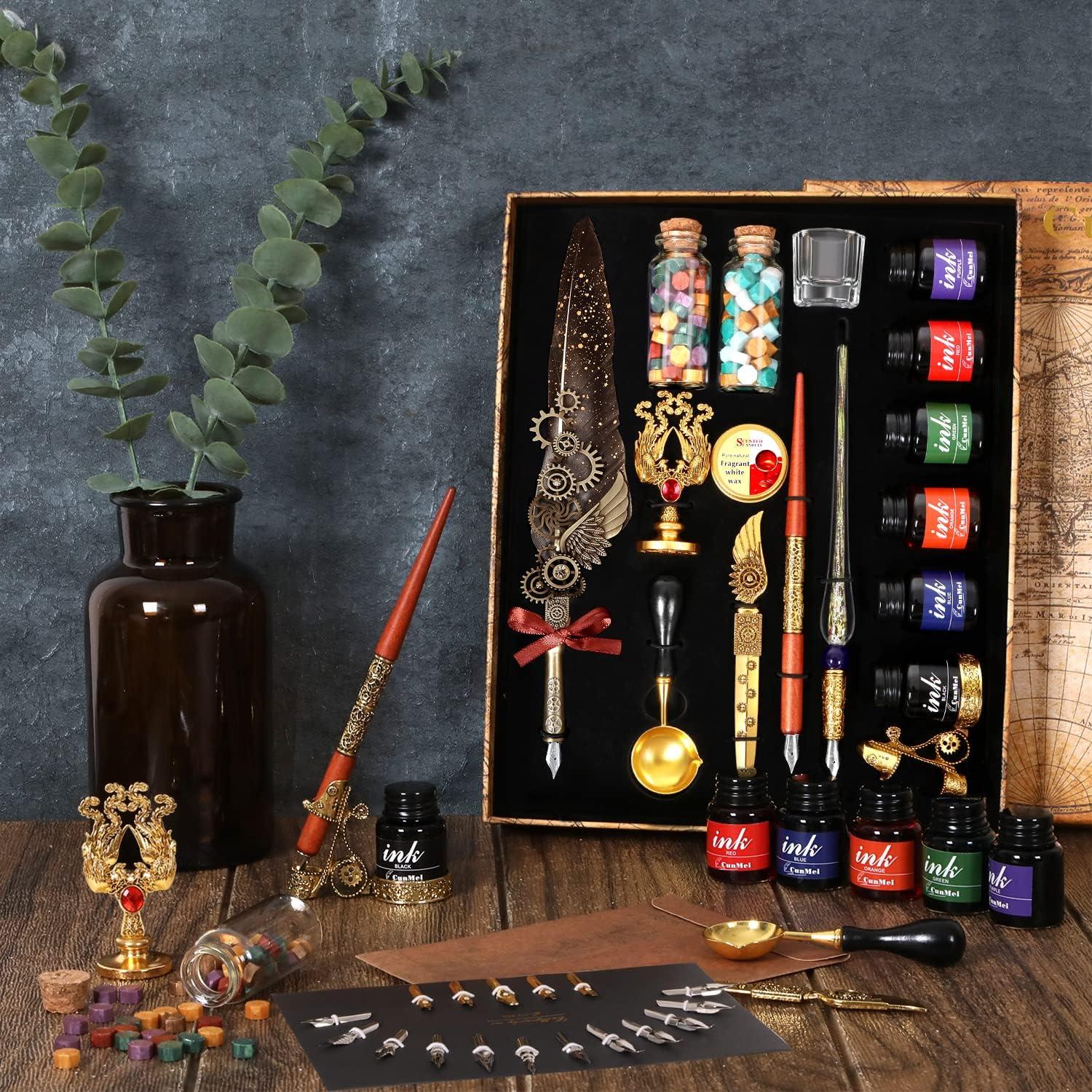 Juego de Caligrafía y Sello de Cera CunMei - 43 Piezas