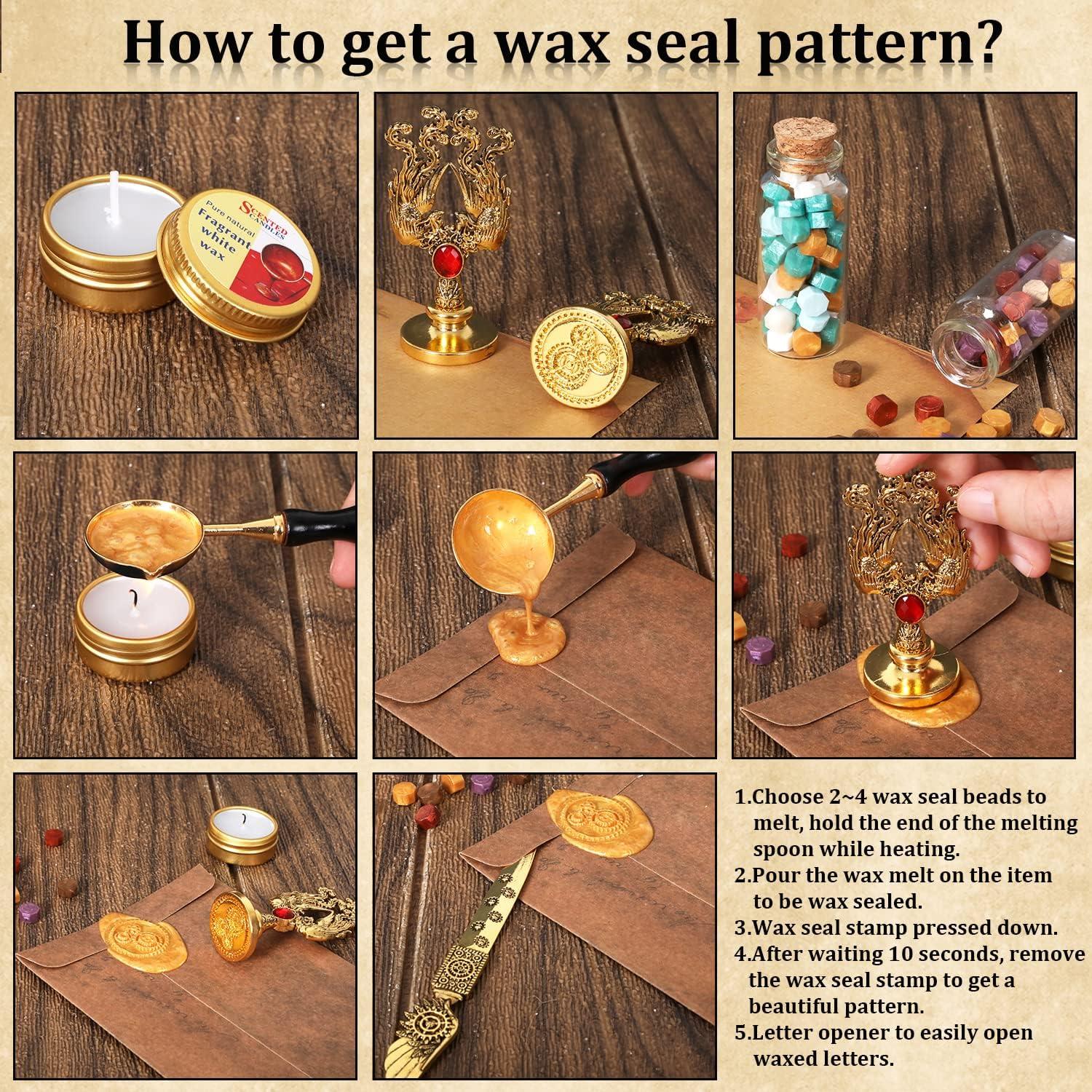 Juego de Caligrafía y Sello de Cera CunMei - 43 Piezas