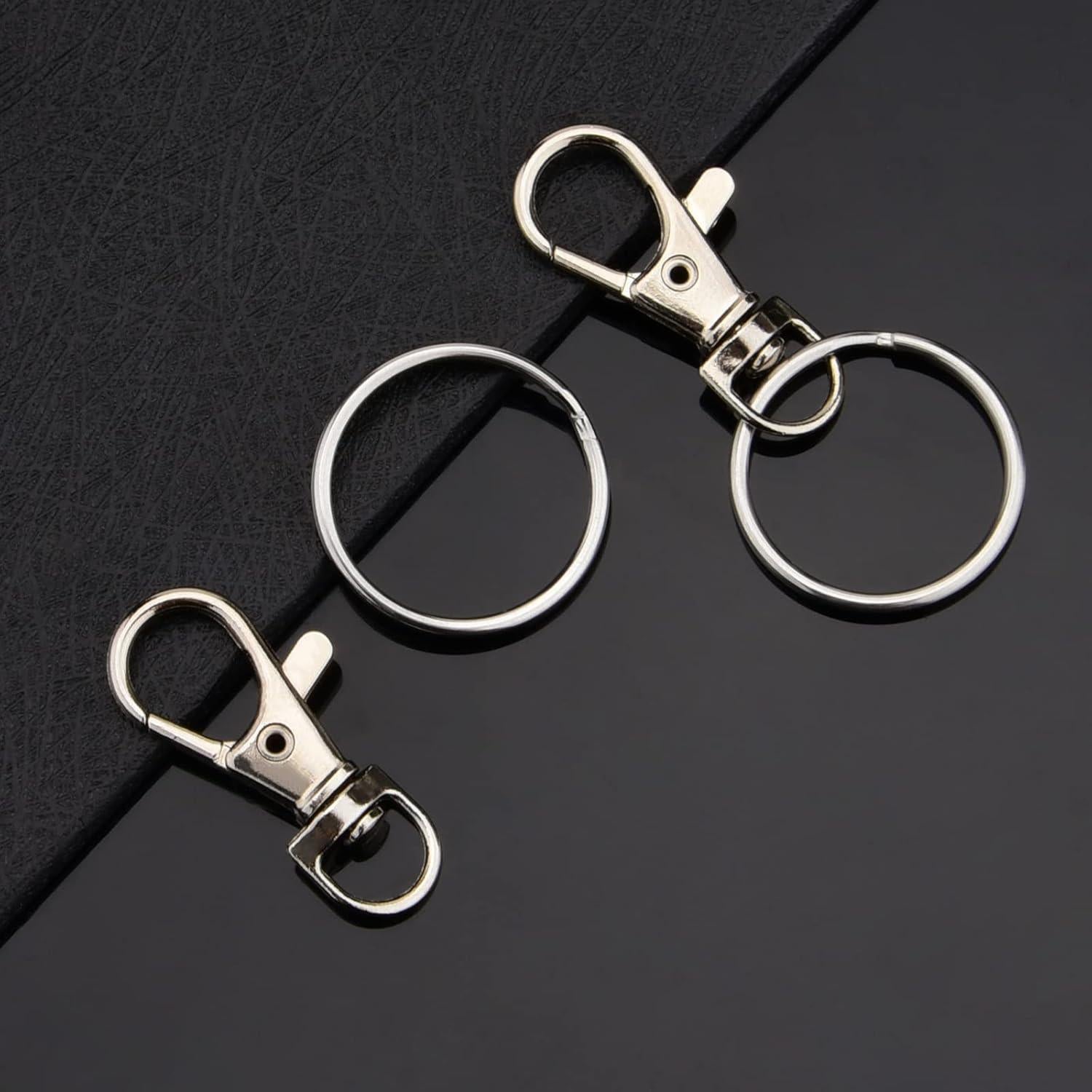 Ganchos giratorios de metal Hapeper 60 piezas para DIY