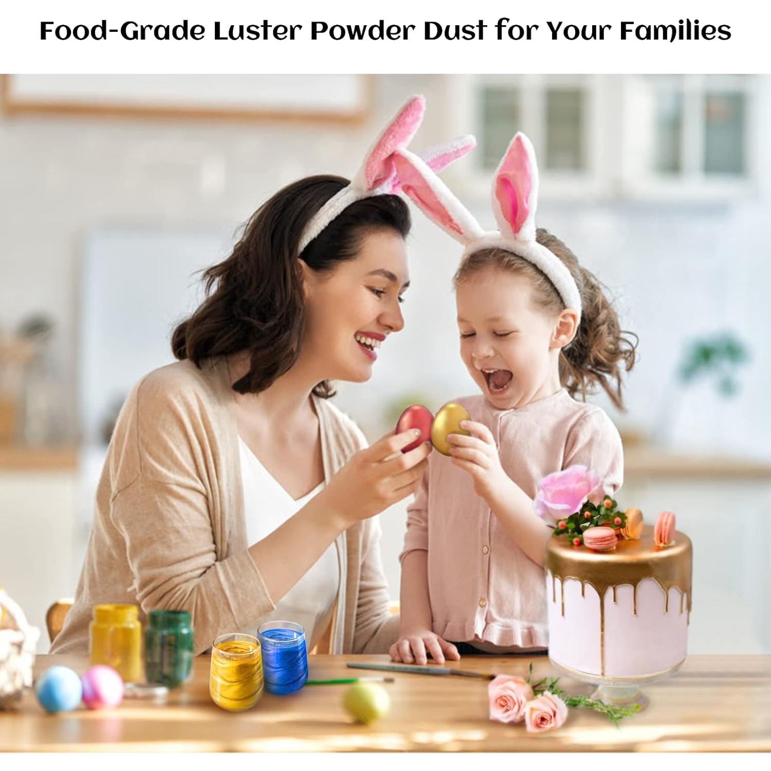 Polvo Brillante Comestible Negro Metálico INOCERIS 5g