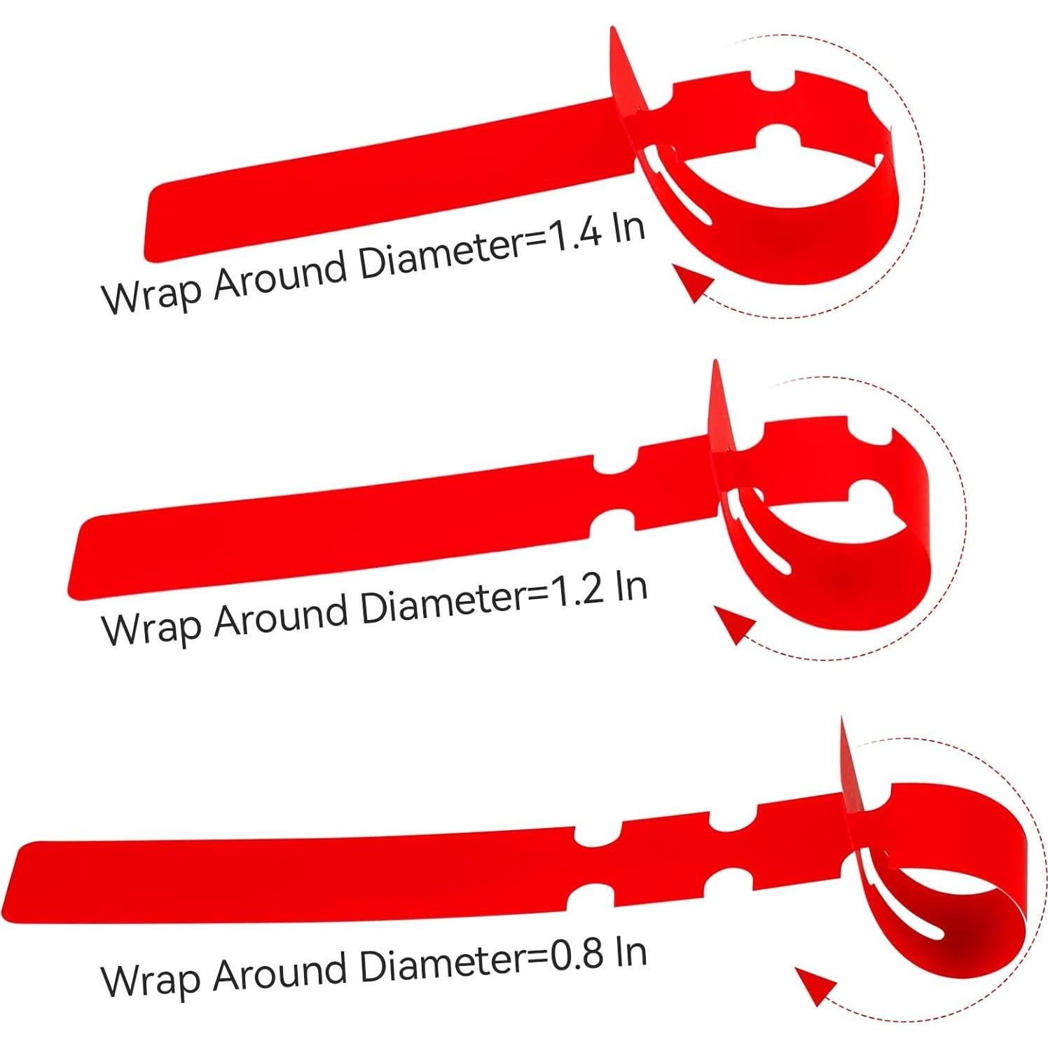 200 Etiquetas de Plantas AIQINHU PVC 21 cm Impermeables