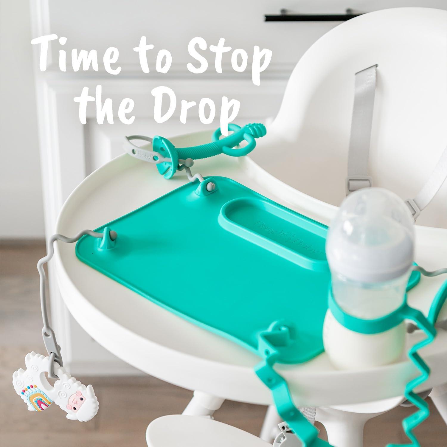 Cuchara de Entrenamiento Busy Baby BLUSPOON - Silicona Azul