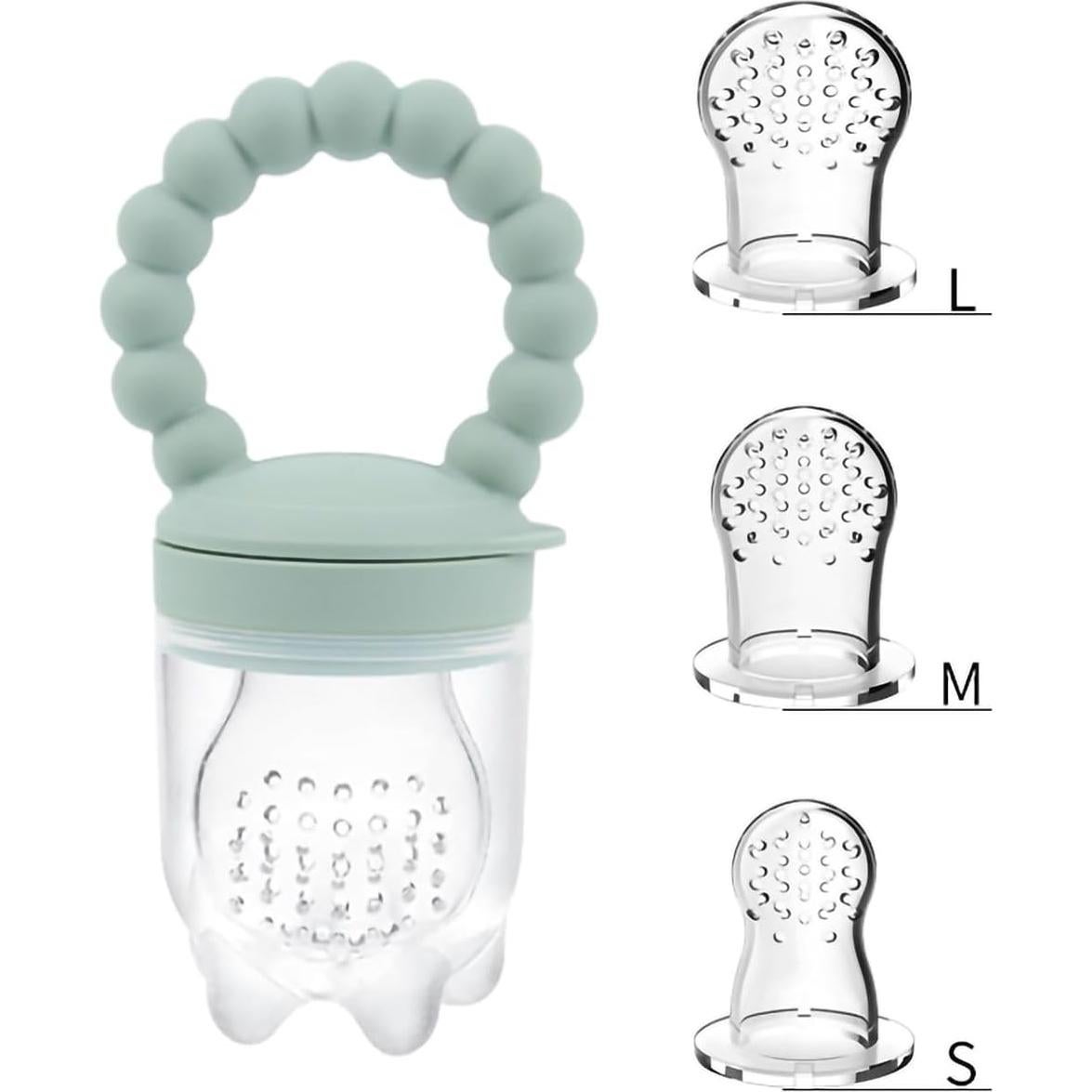 Chupete de Alimentación de Frutas para Bebés Verde - Silicona