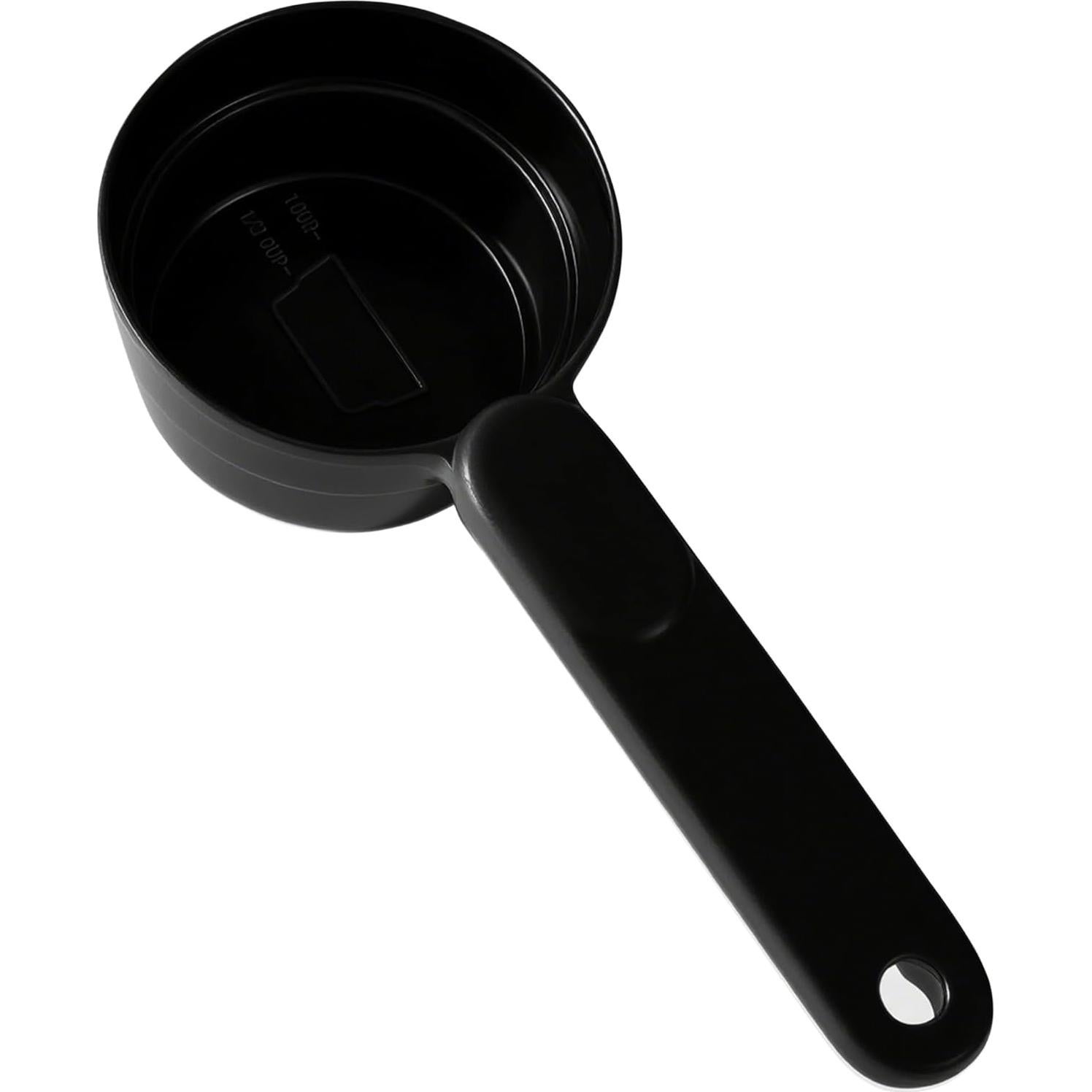 Cuchara Medidora de Comida para Mascotas Joyinjojo 1 Taza Negra