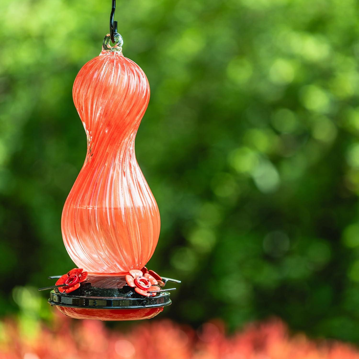 Alimentador de Colibríes Muse Garden Vidrio 680 ml 4 Puertos