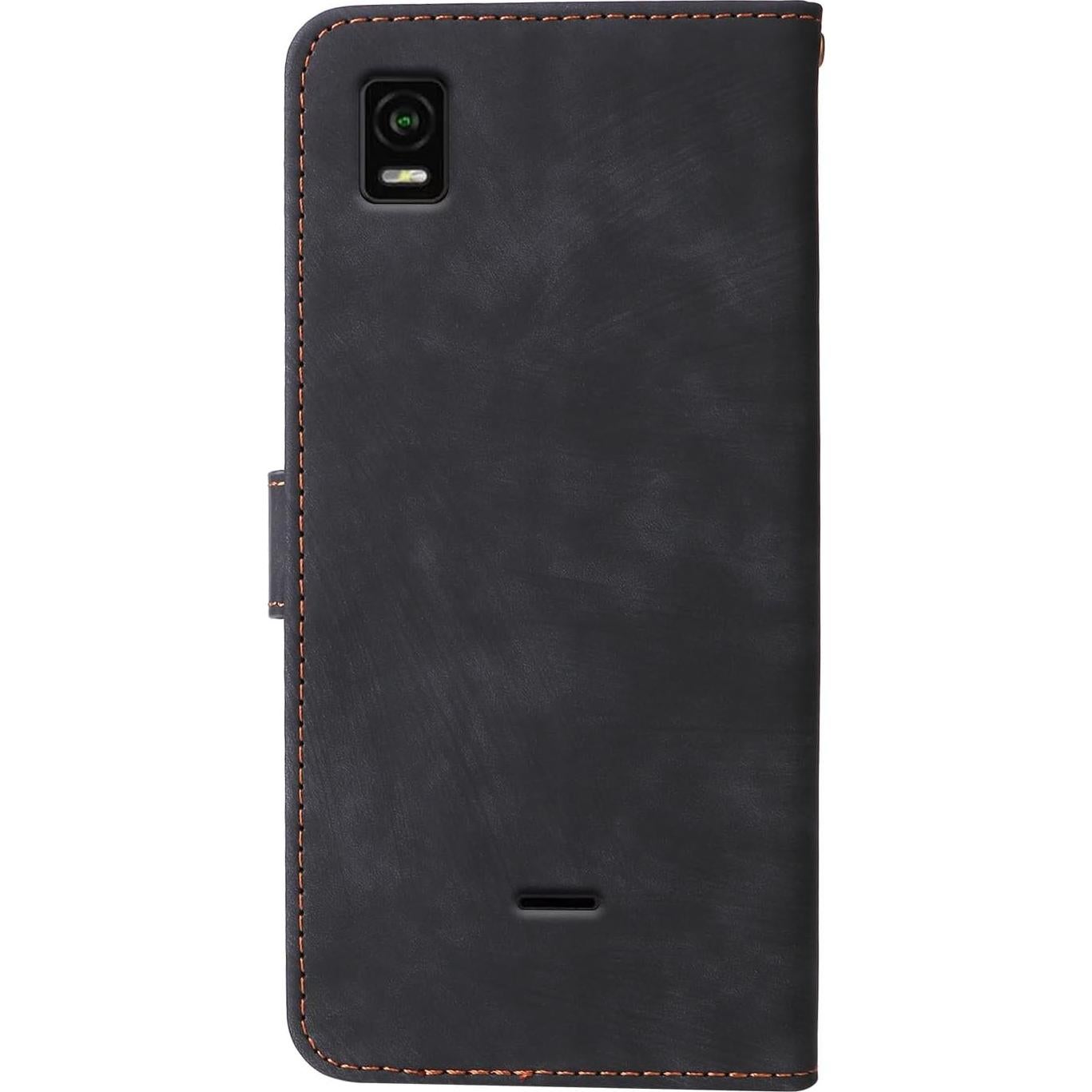 Funda billetera IUQXU para Cricket Vision Plus con bloqueo RFID