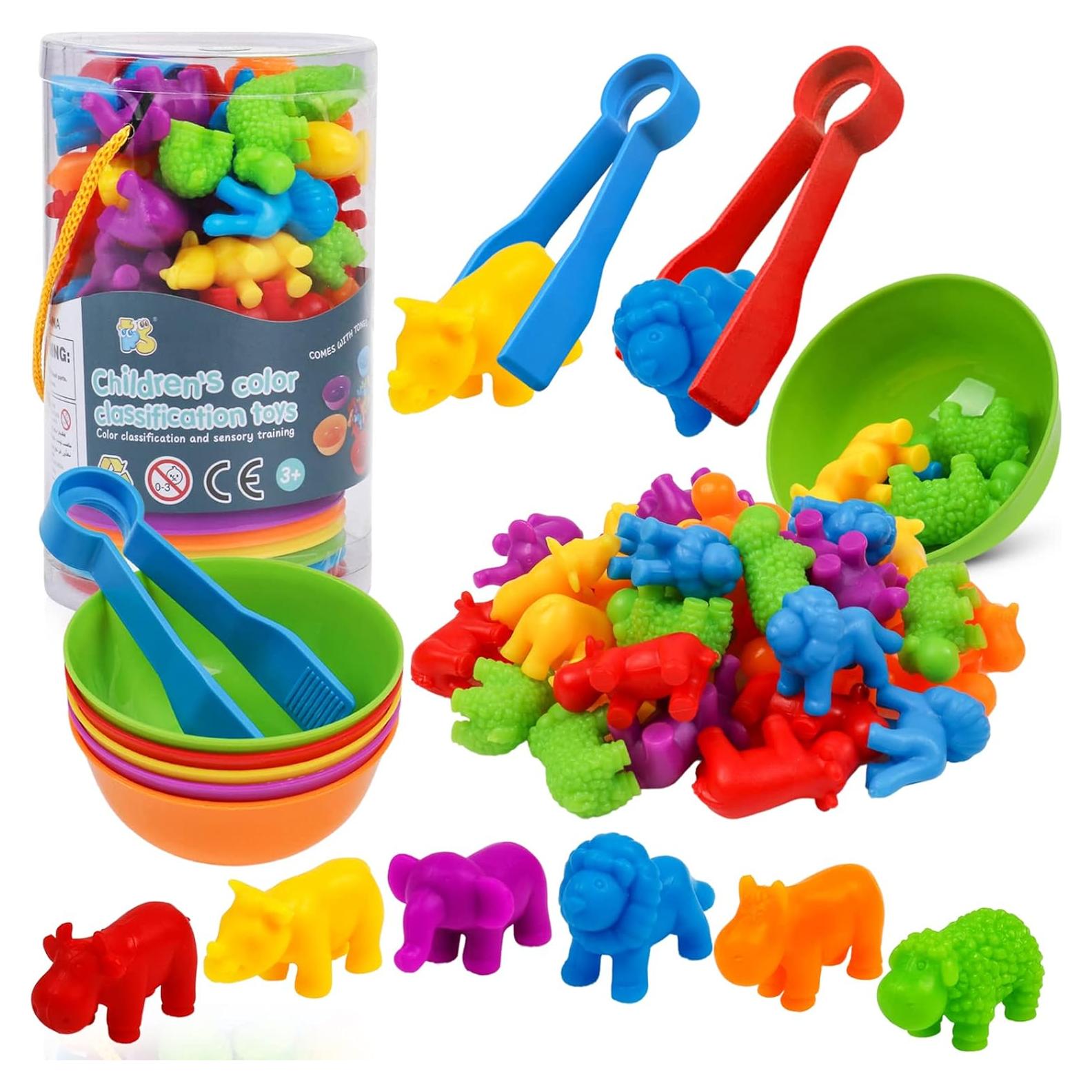 Juego de Clasificación de Animales Montessori SHAPGEI 36 Piezas