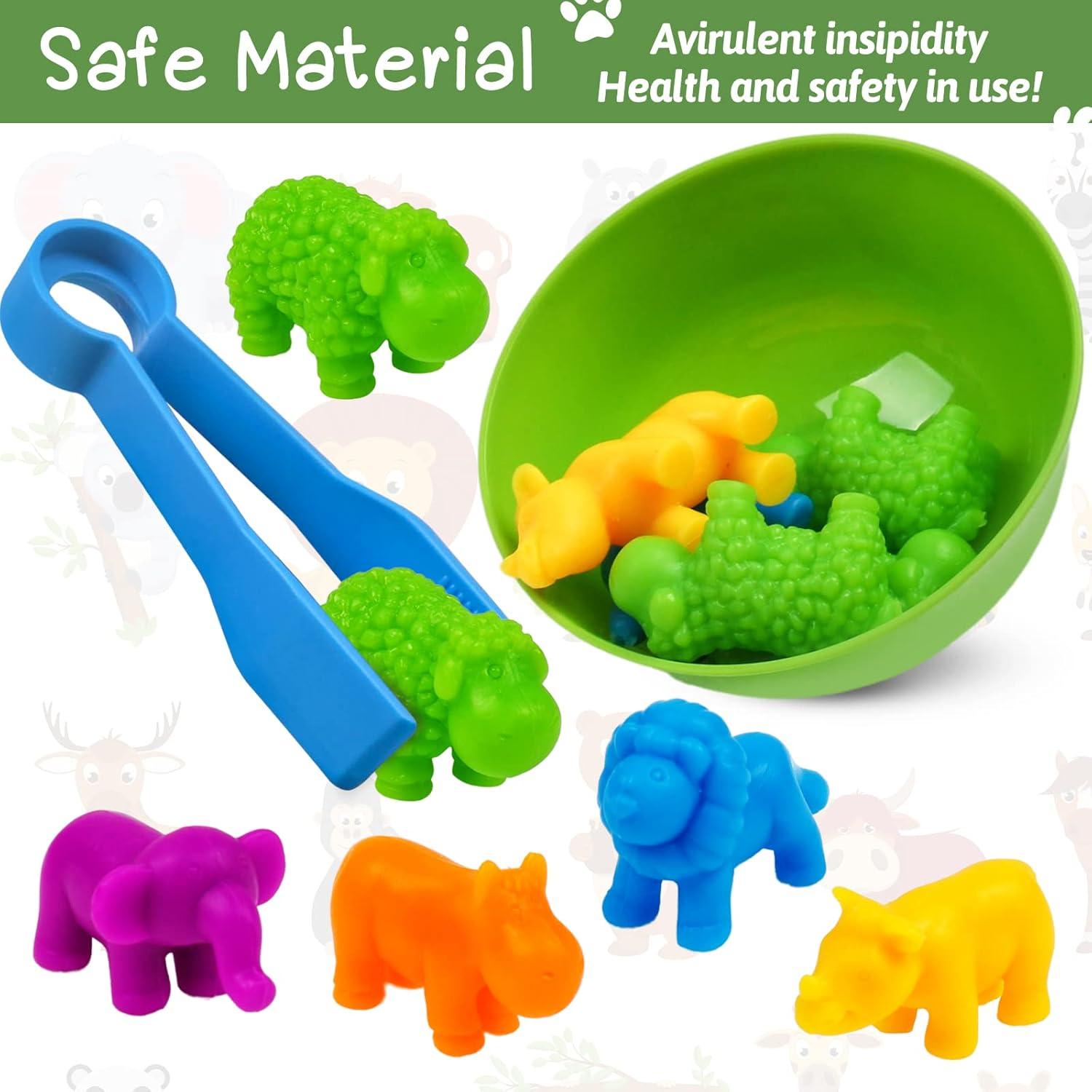 Juego de Clasificación de Animales Montessori SHAPGEI 36 Piezas