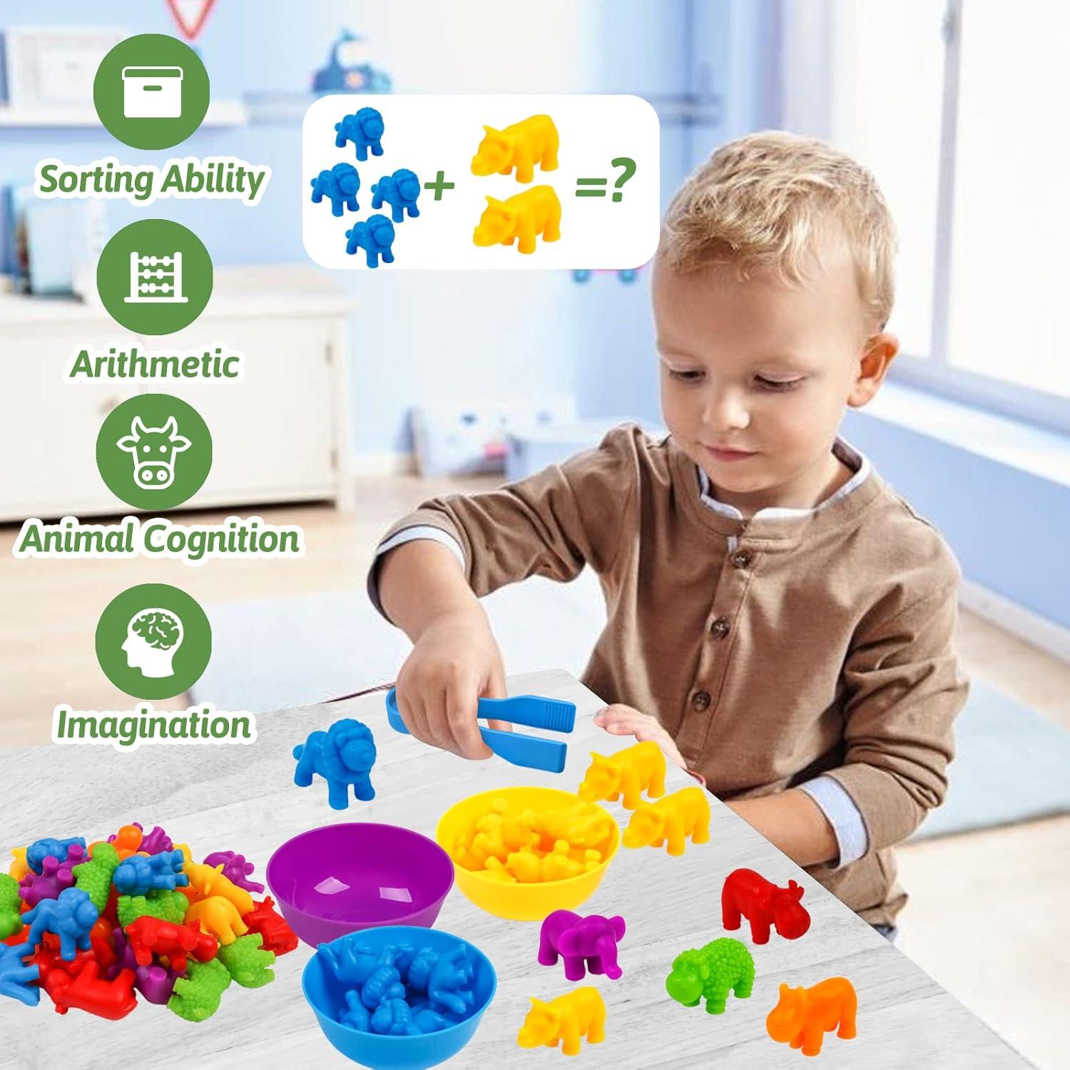 Juego de Clasificación de Animales Montessori SHAPGEI 36 Piezas