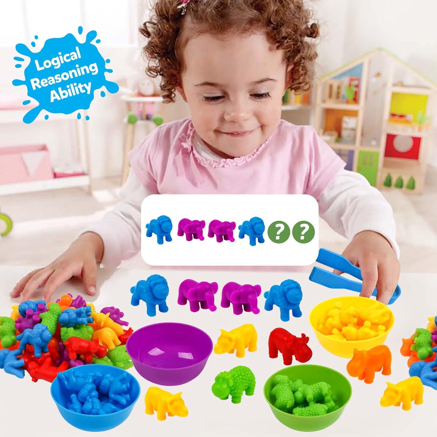 Juego de Clasificación de Animales Montessori SHAPGEI 36 Piezas