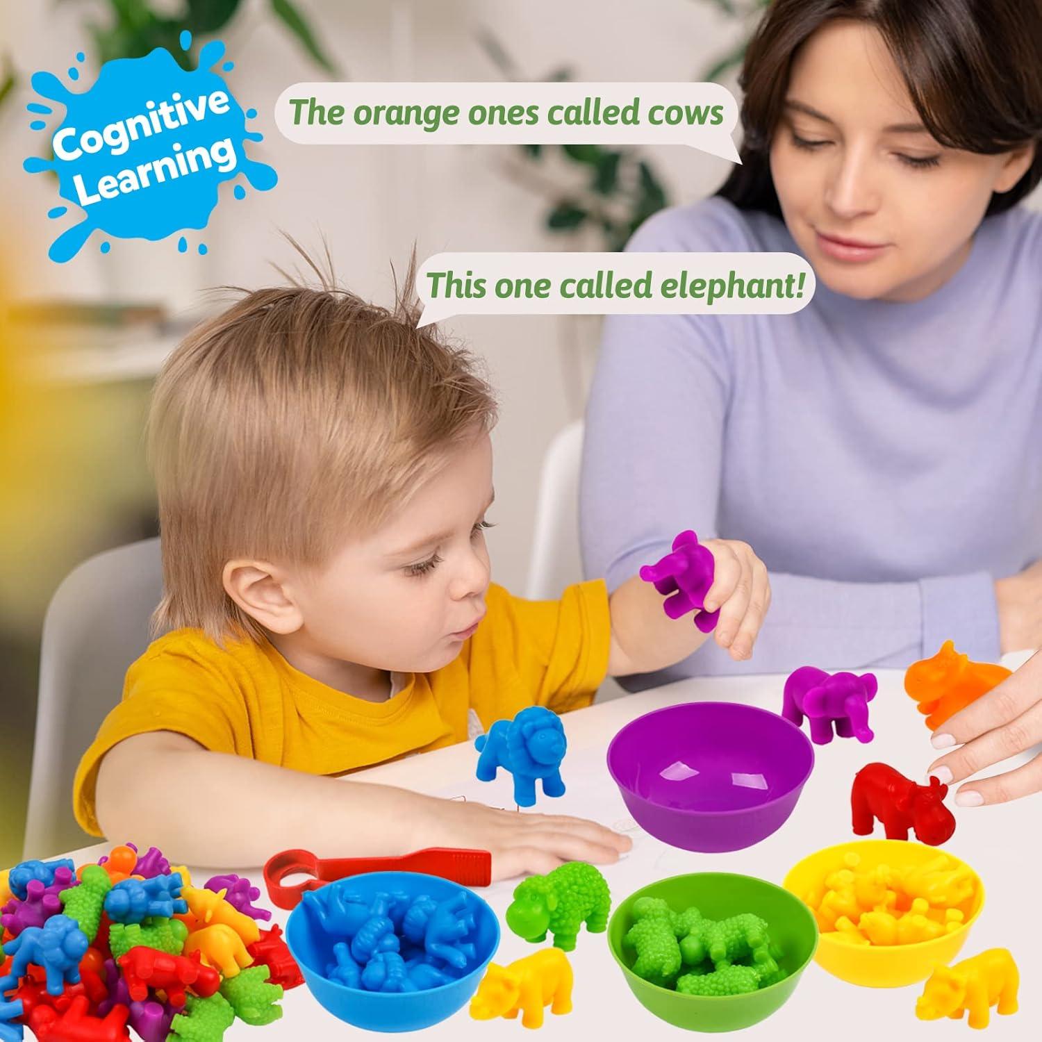 Juego de Clasificación de Animales Montessori SHAPGEI 36 Piezas