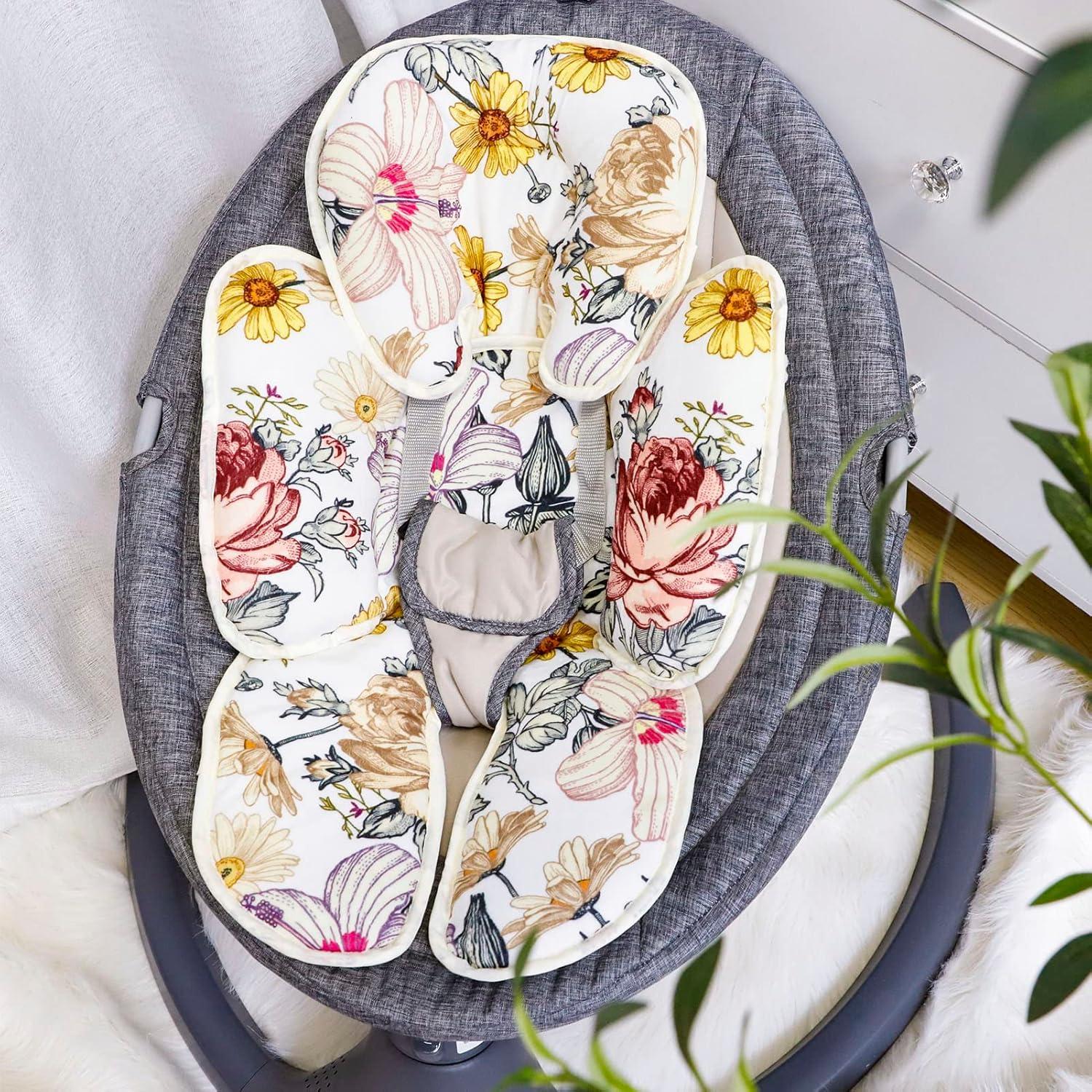 Soporte para cabeza y cuerpo de bebé HNHUAMING floral 2 en 1