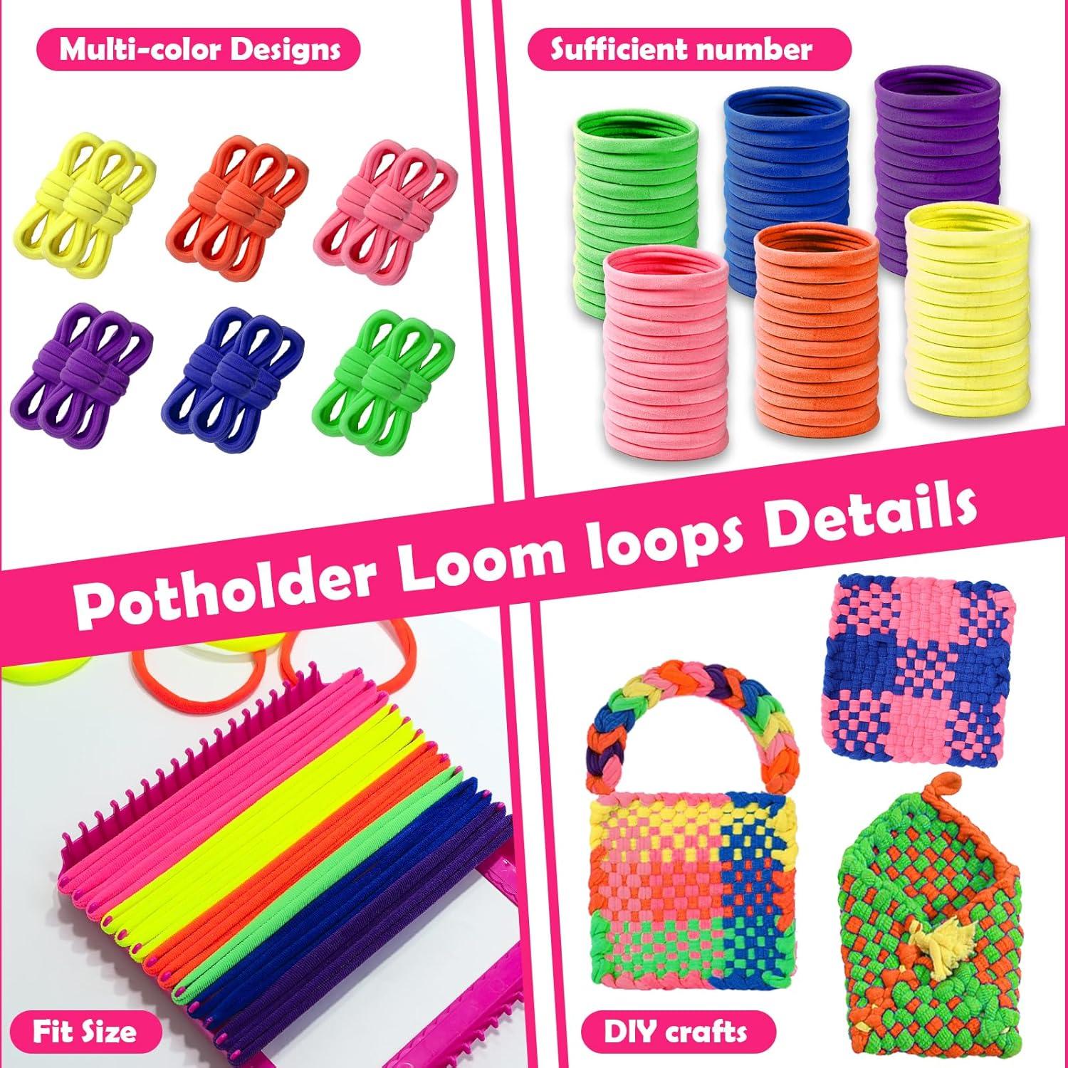 180 Anillos de Telar Multicolor DLUGOPIS para Agarradores