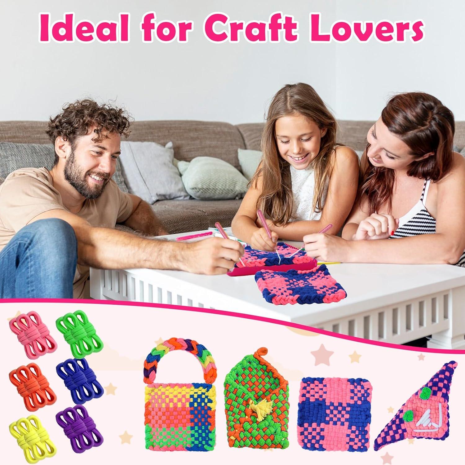 180 Anillos de Telar Multicolor DLUGOPIS para Agarradores