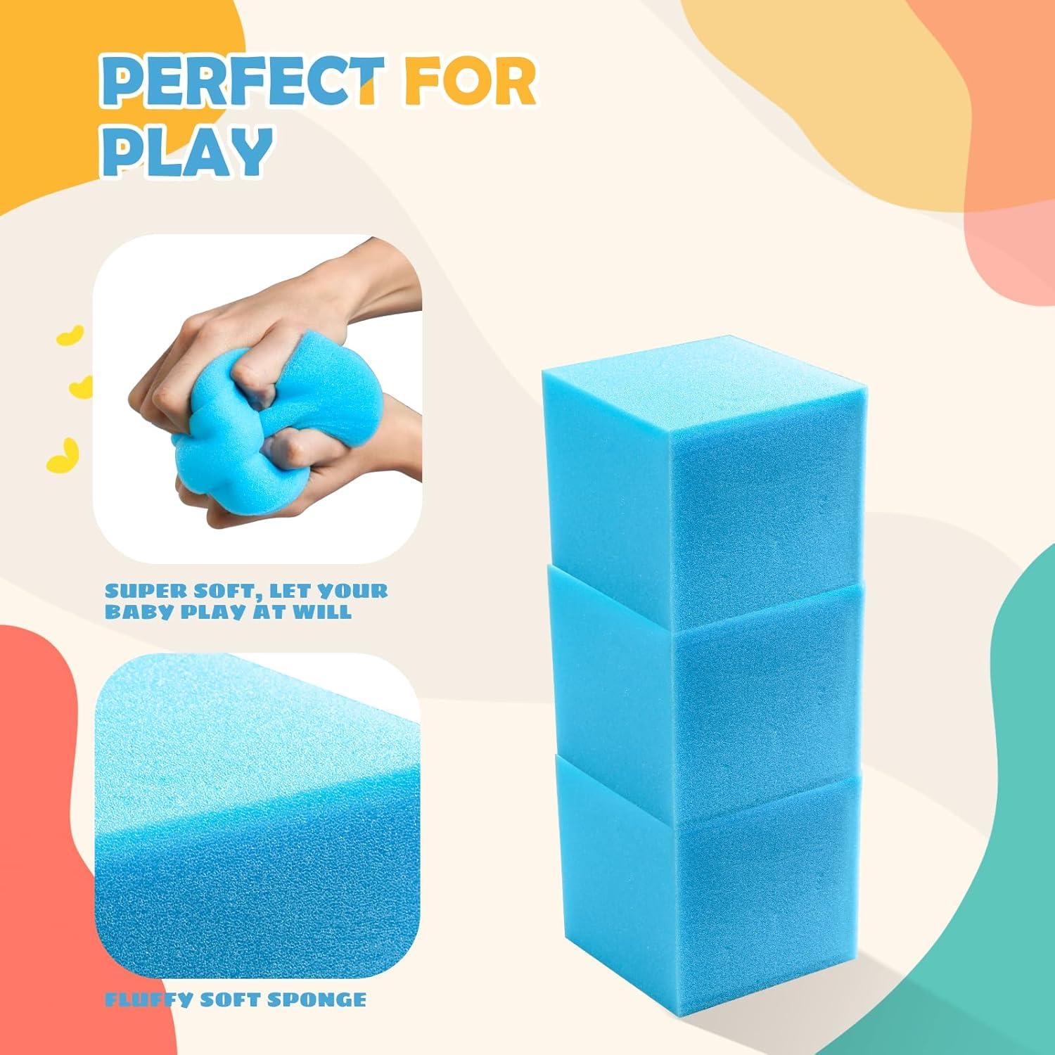 Cubes de Espuma TAYUQEE 24 PCS 12.7 cm Multi-Deporte Azul