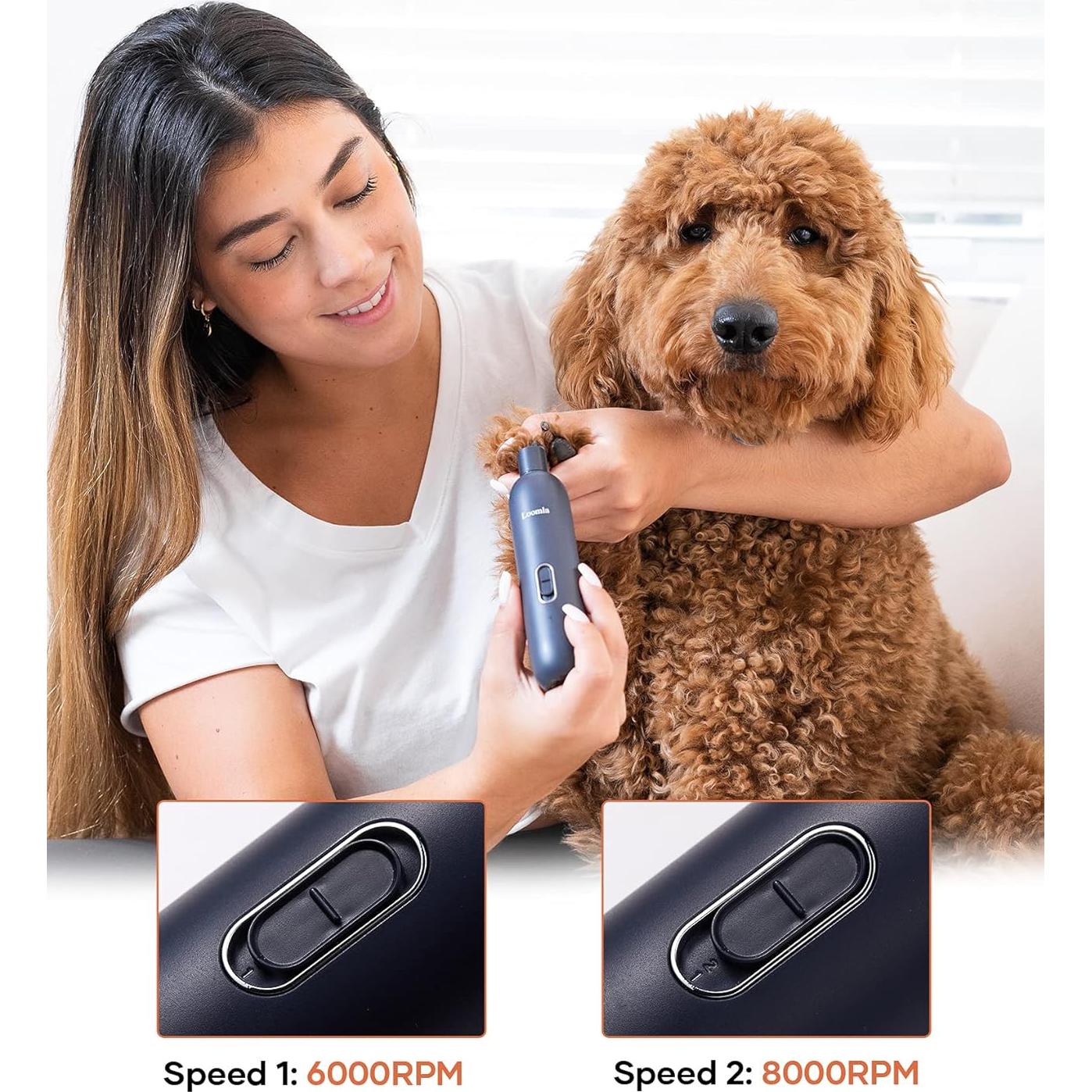 Amoladora de Uñas para Mascotas Loomla VC052710US 2 Velocidades