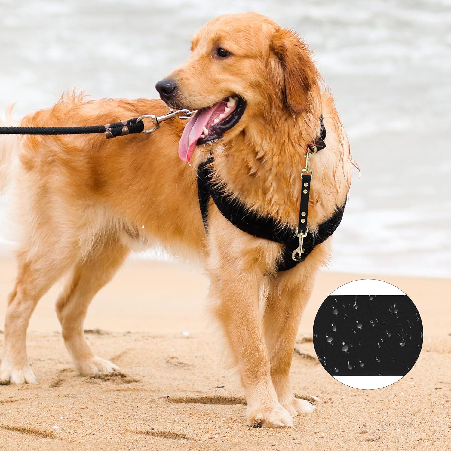 Clip de Seguridad para Collar de Perro PetBonus - Negro, Impermeable