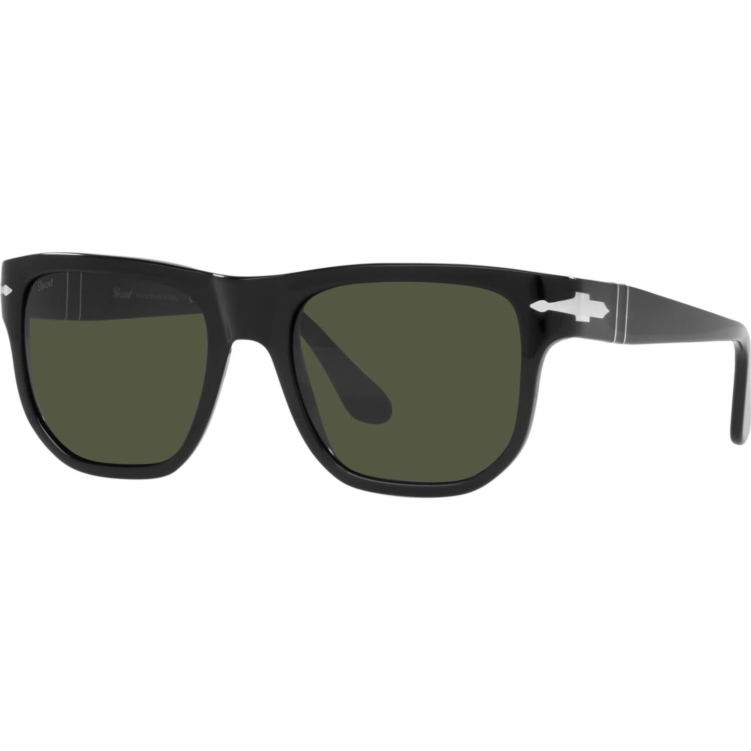 Gafas de Sol Cuadradas Persol PO3306S Negro Verde 55mm