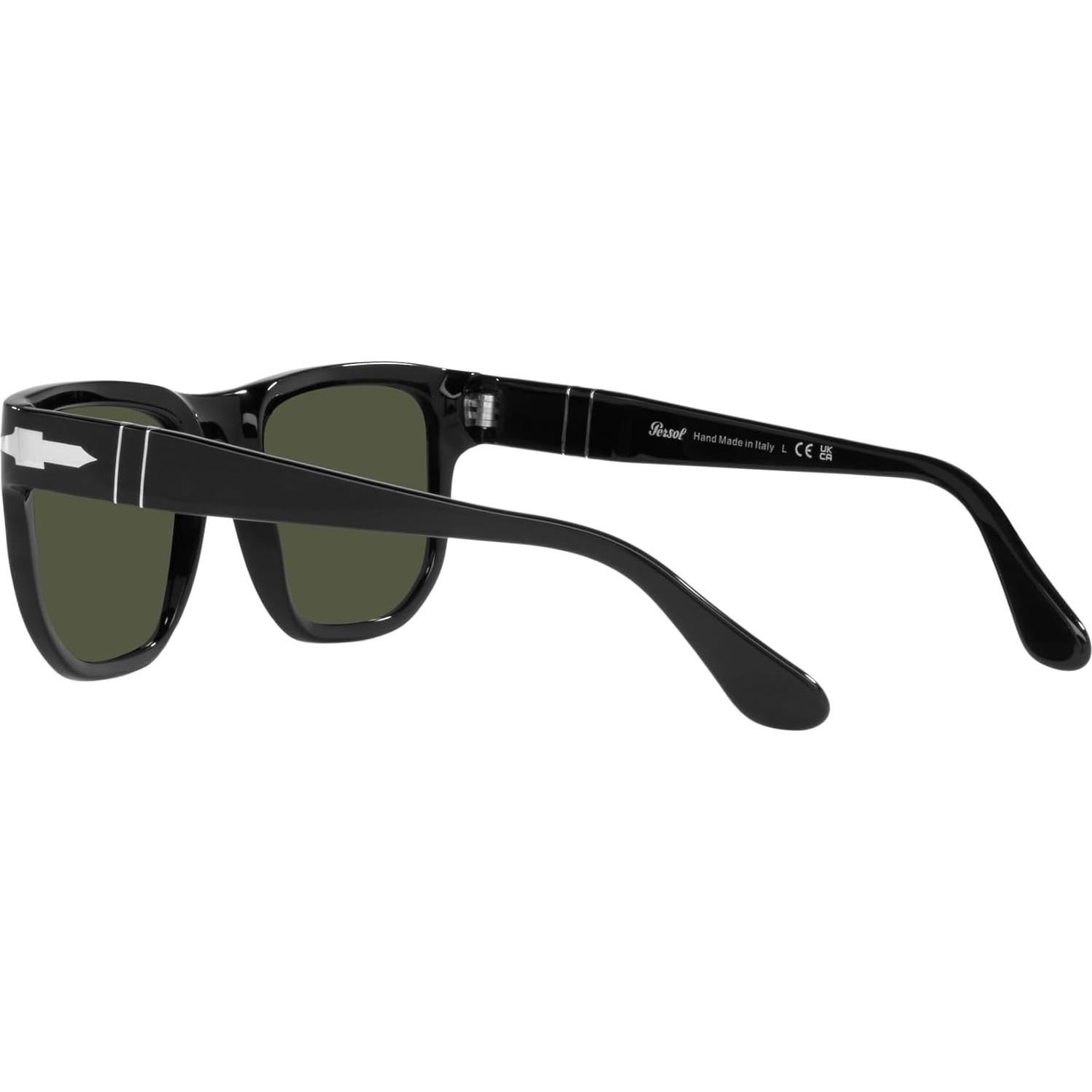 Gafas de Sol Cuadradas Persol PO3306S Negro Verde 55mm
