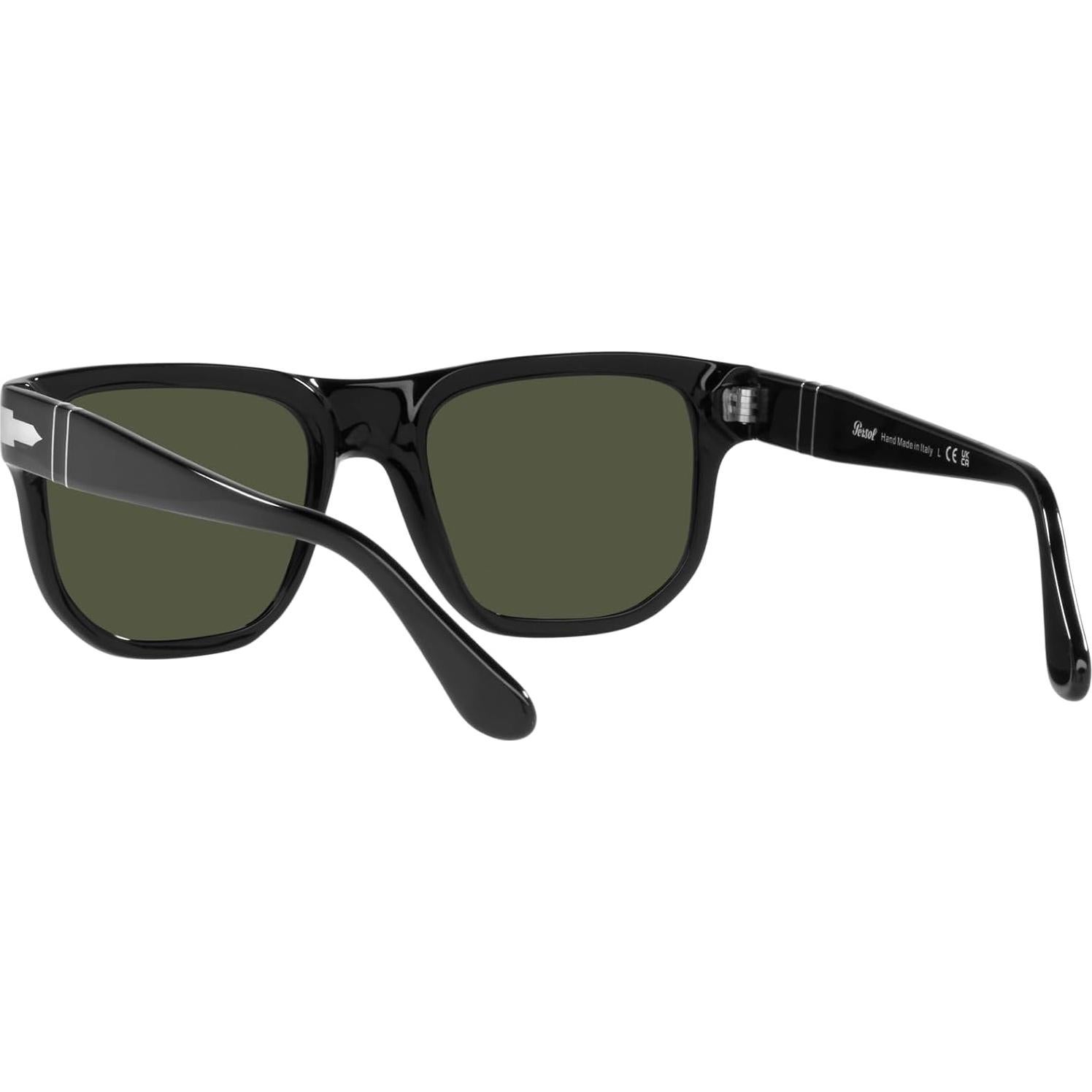 Gafas de Sol Cuadradas Persol PO3306S Negro Verde 55mm