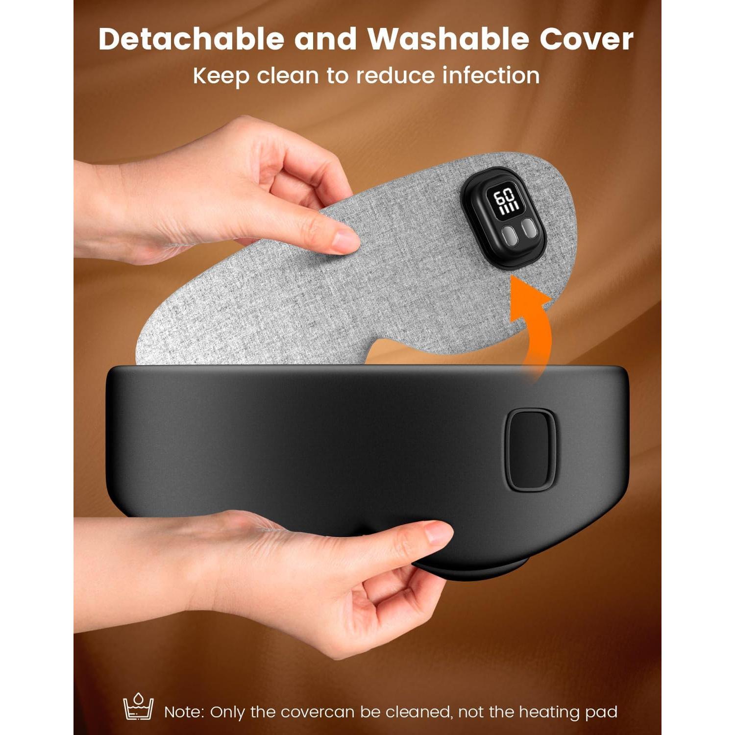 Máscara de Ojos Calentada Anydance Inalámbrica 4 Temperaturas