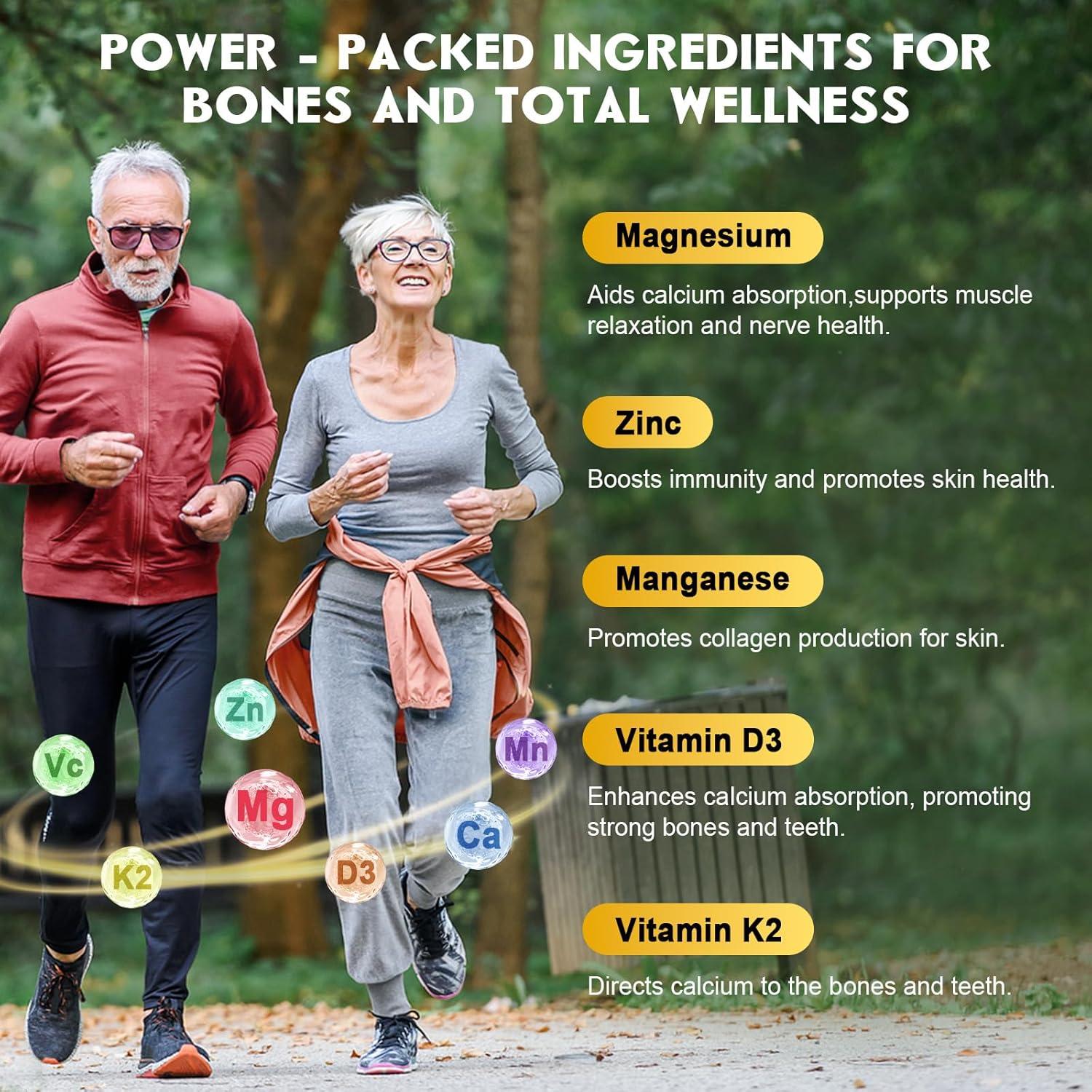 Gomitas de Citrato de Calcio GORNVB 1200 mg Sin Azúcar 60 Unidades