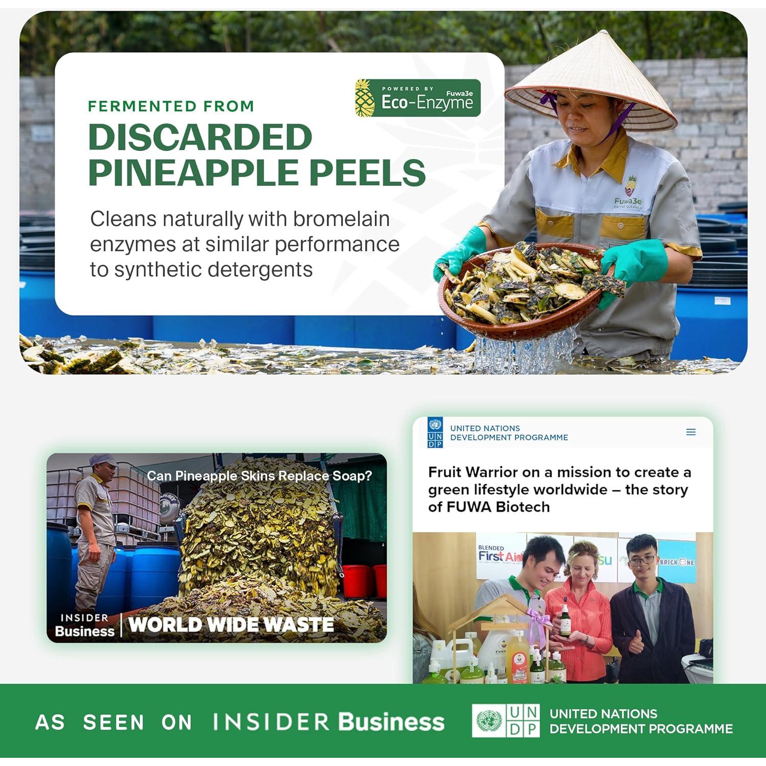 Limpiador de Inodoro Natural Fuwa3e Eucalipto 500ml - 99% Plantas