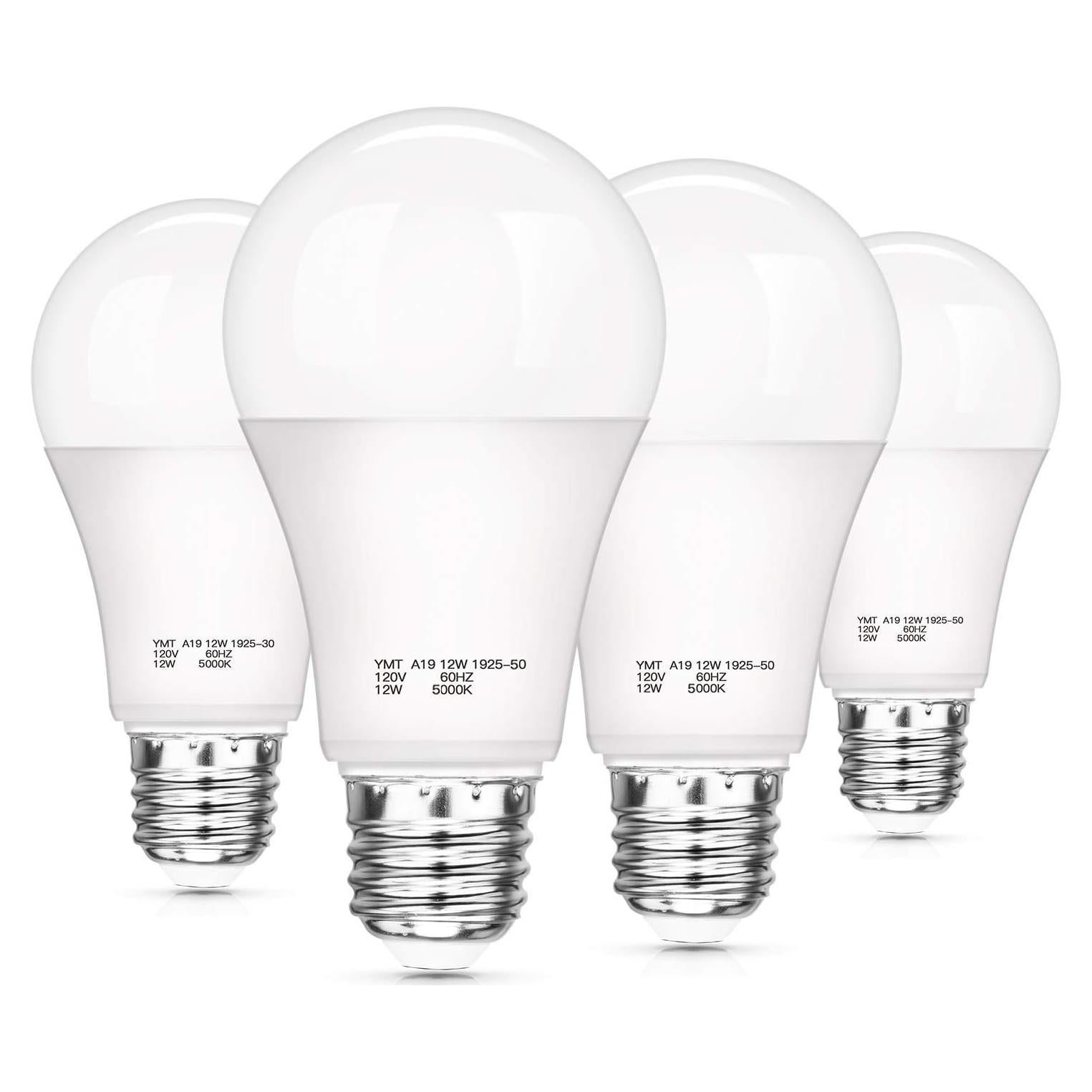 Bombillas LED Dusk to Dawn SHINE HAI A19 12W 1200LM 5000K