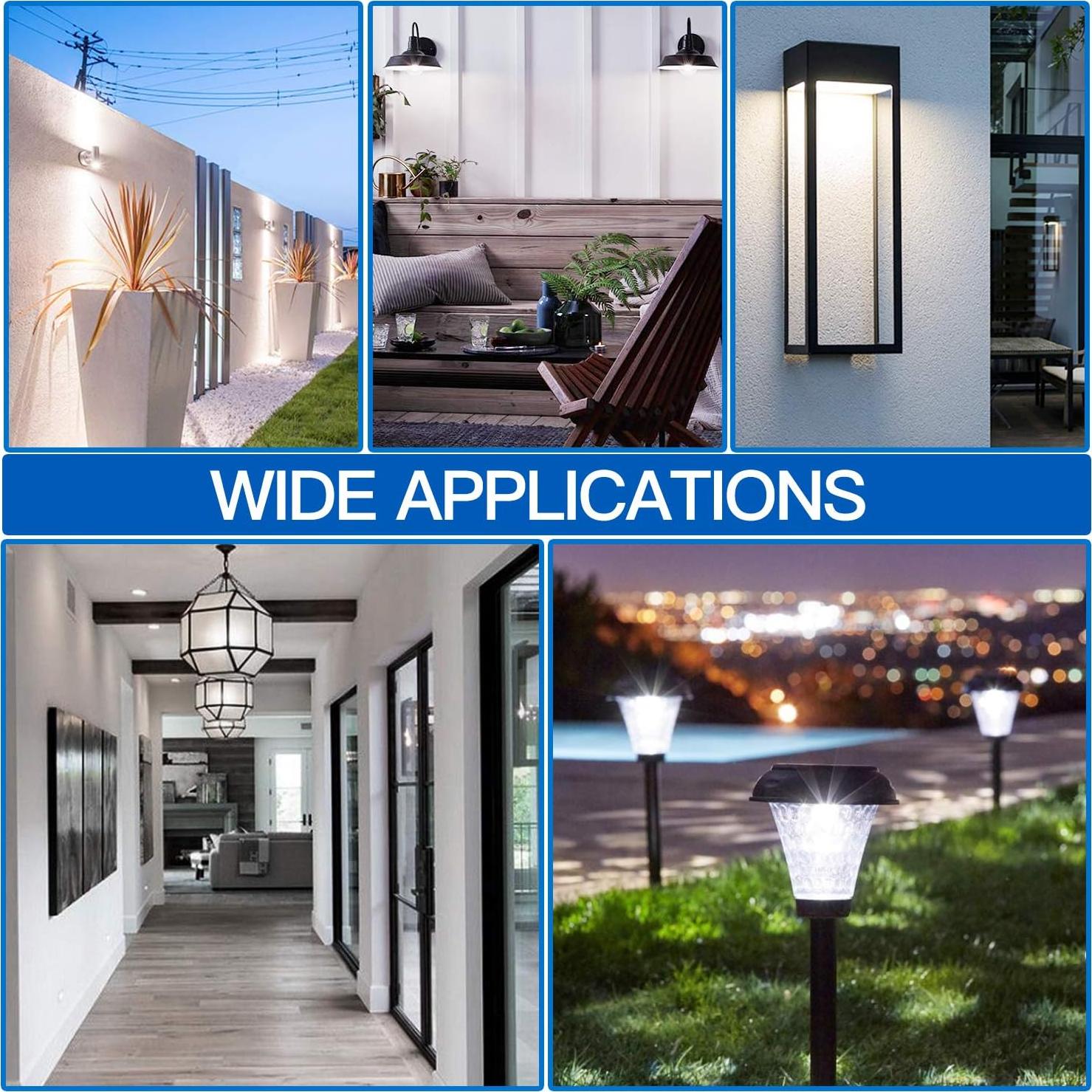 Bombillas LED Dusk to Dawn SHINE HAI A19 12W 1200LM 5000K