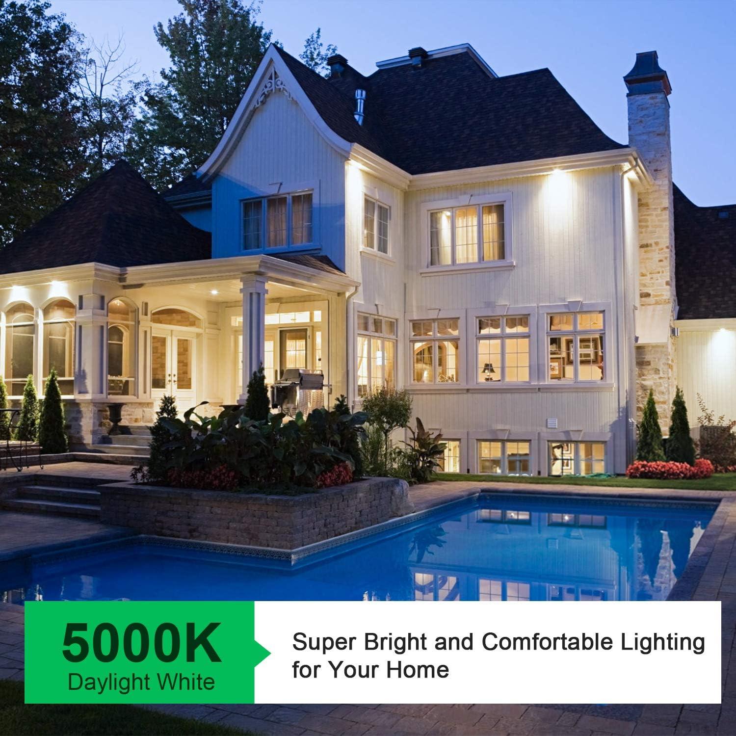 Bombillas LED Dusk to Dawn SHINE HAI A19 12W 1200LM 5000K