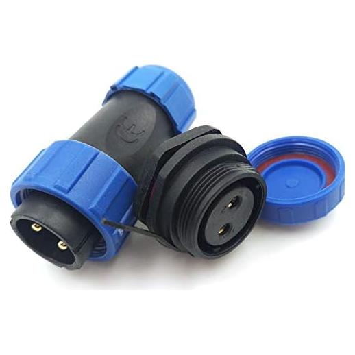 Conector a Prueba de Agua SZJELEN SP21 2 Pines IP67