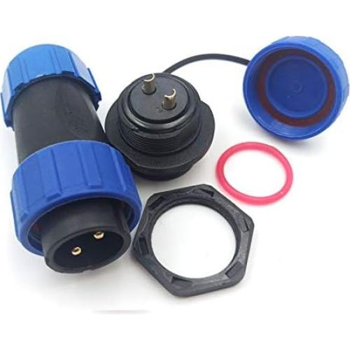 Conector a Prueba de Agua SZJELEN SP21 2 Pines IP67