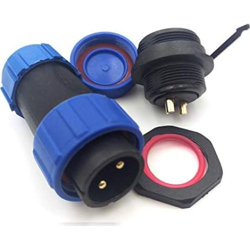 Conector a Prueba de Agua SZJELEN SP21 2 Pines IP67