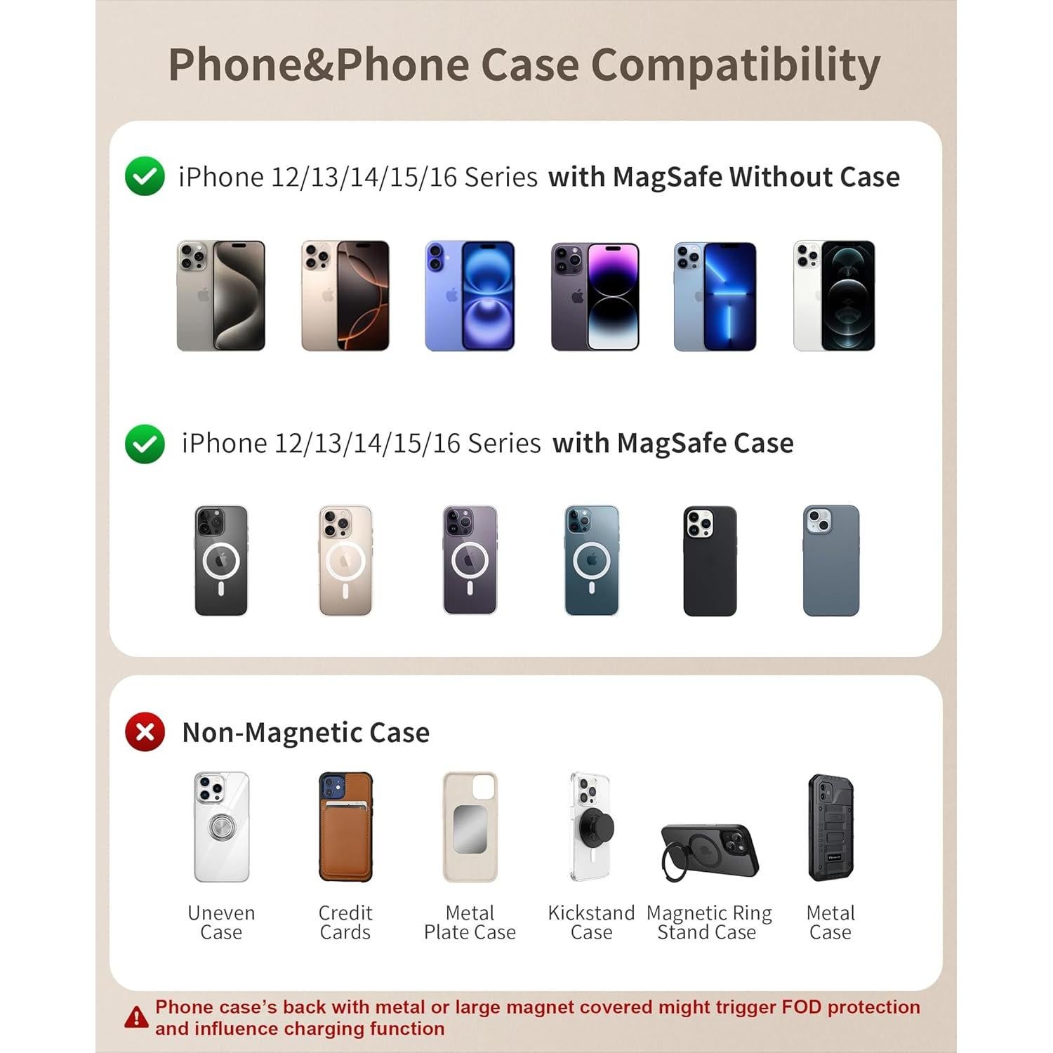 Estación de Carga Inalámbrica 3 en 1 XooFly con Adaptador 20W