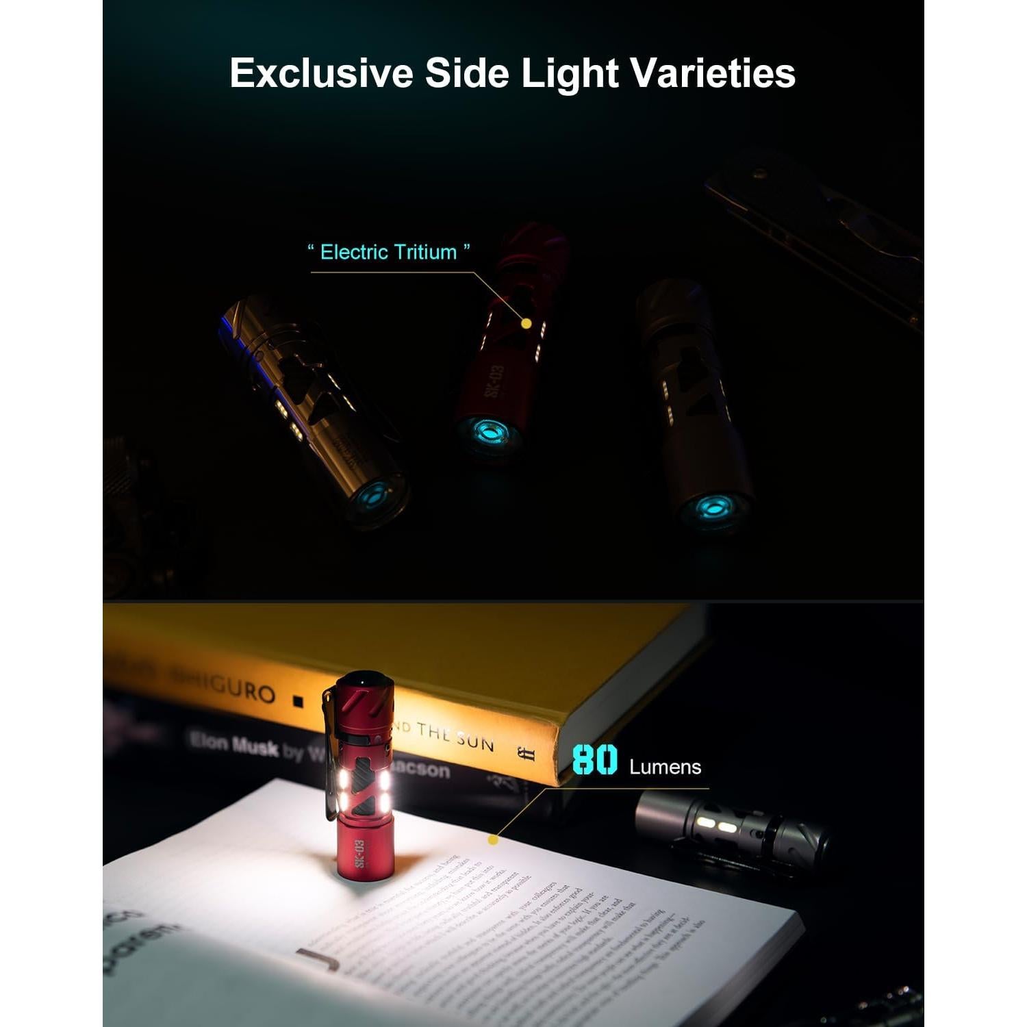 Linterna EDC LOOP GEAR SK03 1000 Lúmenes Recargable IP65