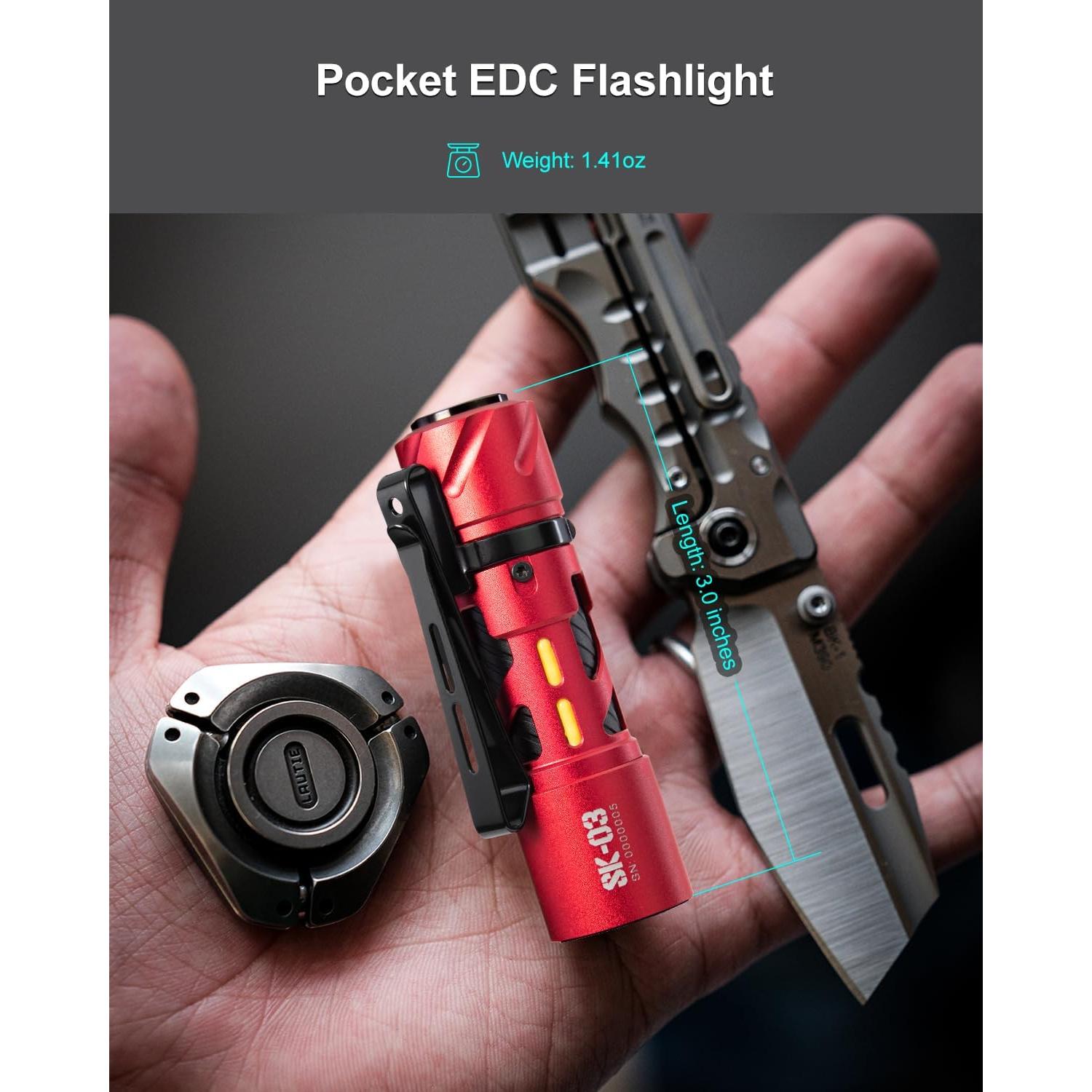 Linterna EDC LOOP GEAR SK03 1000 Lúmenes Recargable IP65