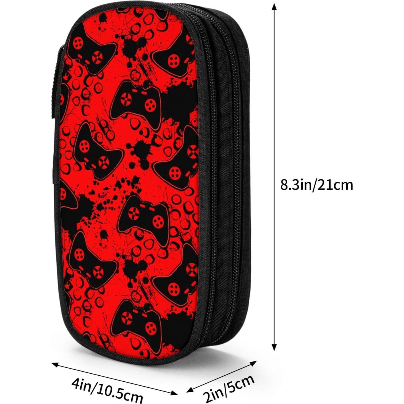 Estuche de Lápices Perinsto Gran Capacidad 21x10cm Rojo