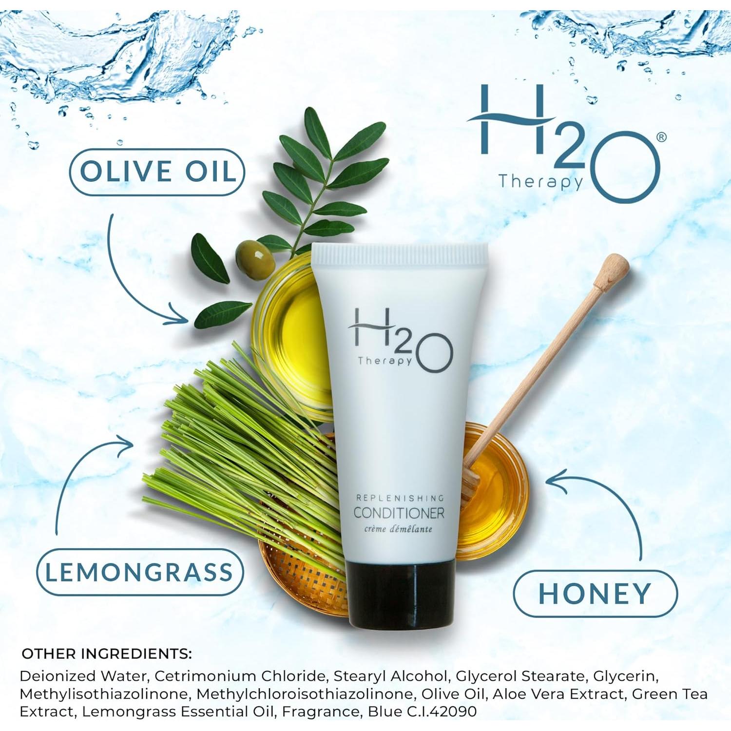 Acondicionador H2O Therapy 24g - Kit Hotelero 20 Piezas