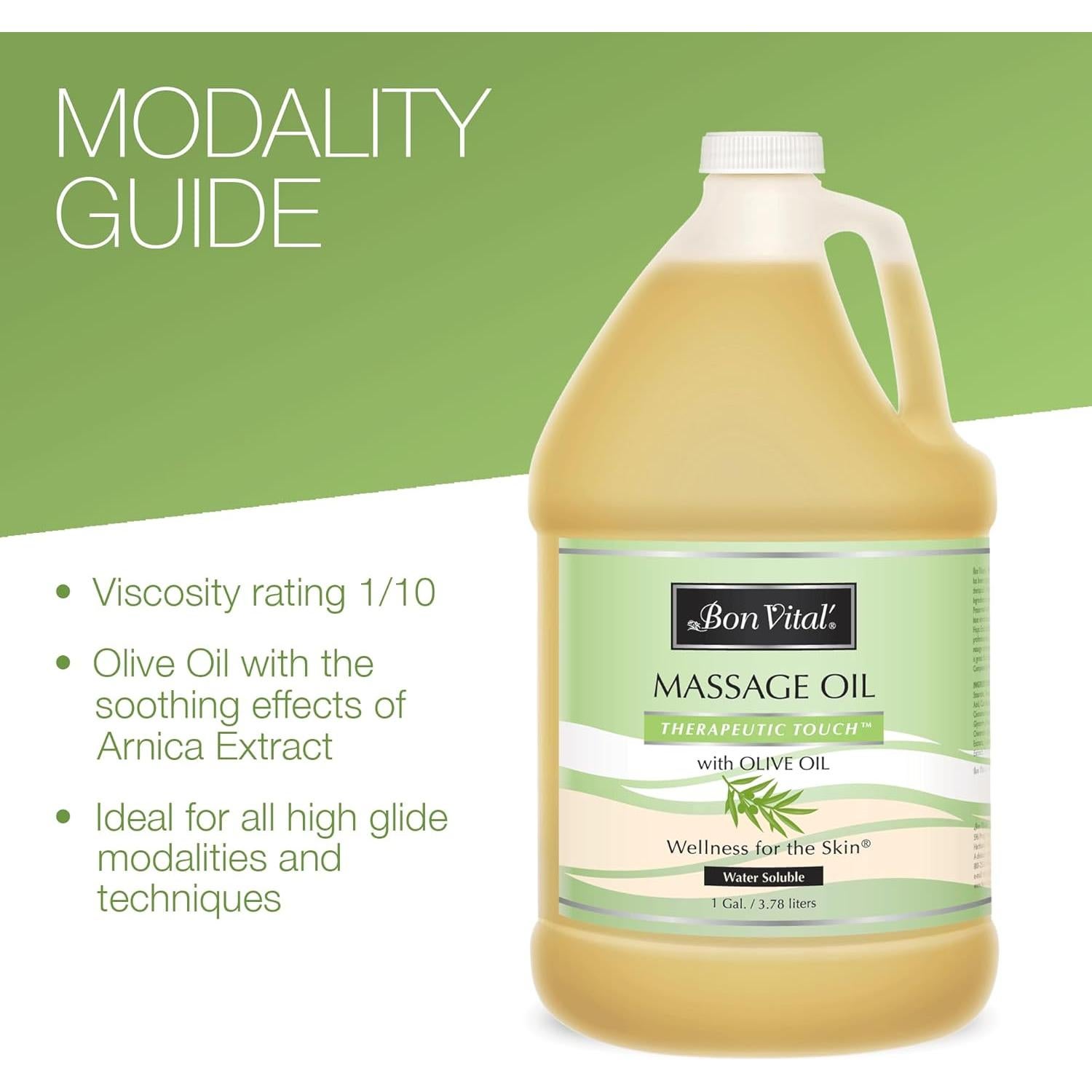Aceite de Masaje Terapéutico Bon Vital 3.79 L con Oliva