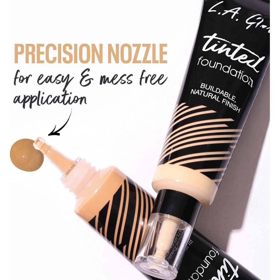 Base Tinte L.A. Girl Almendra 30g - Acabado Natural