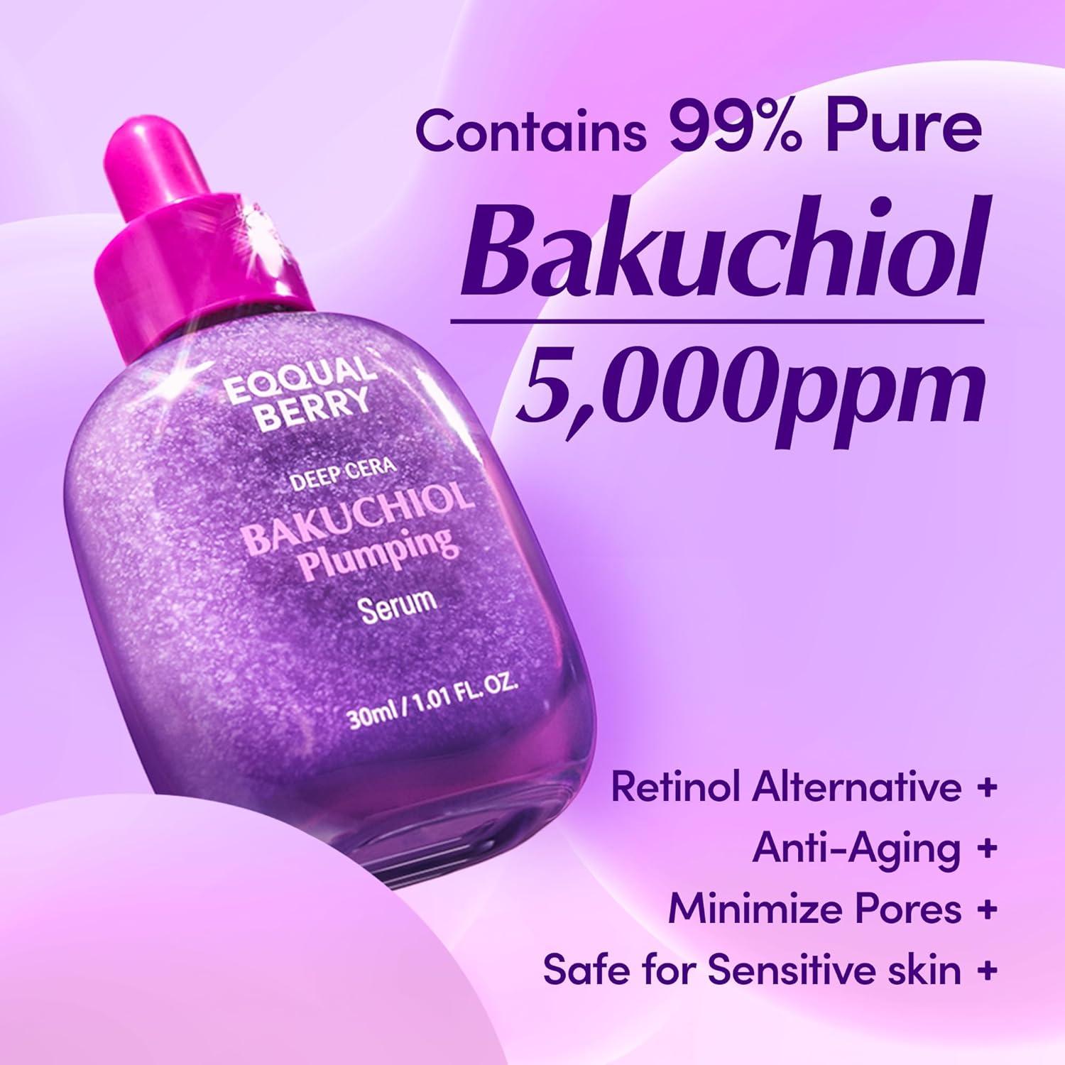 Suero Voluminizador Bakuchiol 30ml - Alternativa Natural al Retinol