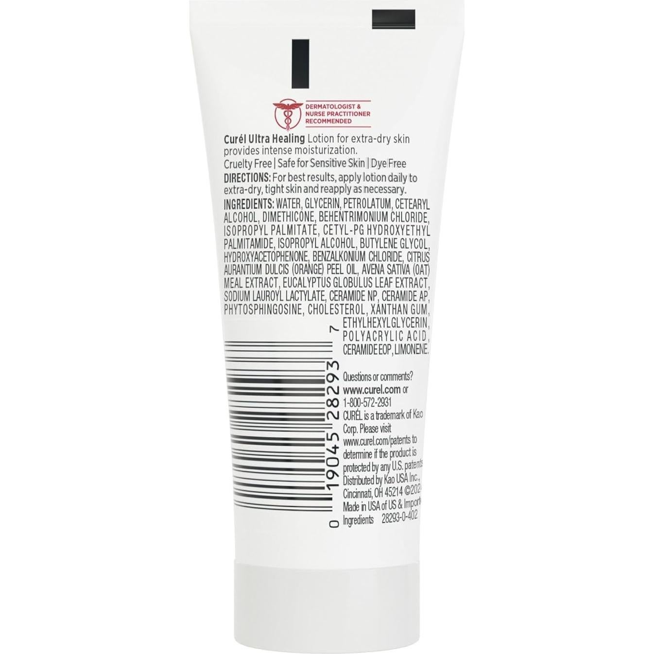 Curel Ultra Healing Loción Intensiva Sin Fragancia 30 Unidades