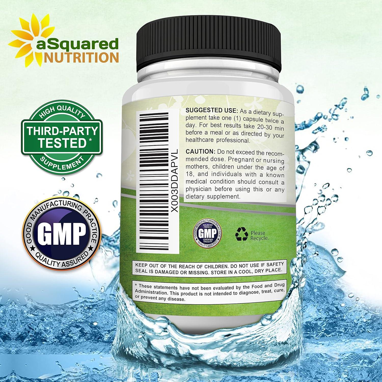 Suplemento de Azafrán aSquared Nutrition - 120 Cápsulas - 88.5mg