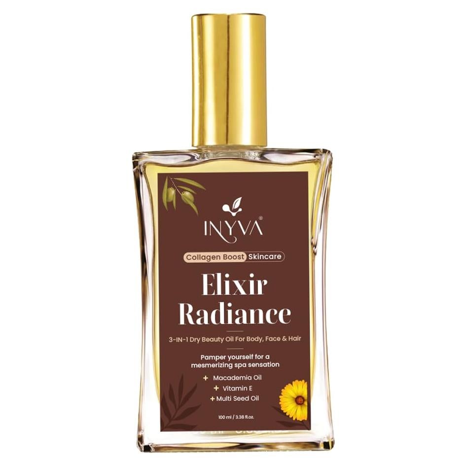 Aceite Seco de Belleza INYVA Elixir Radiance 100 ml - Hidratante