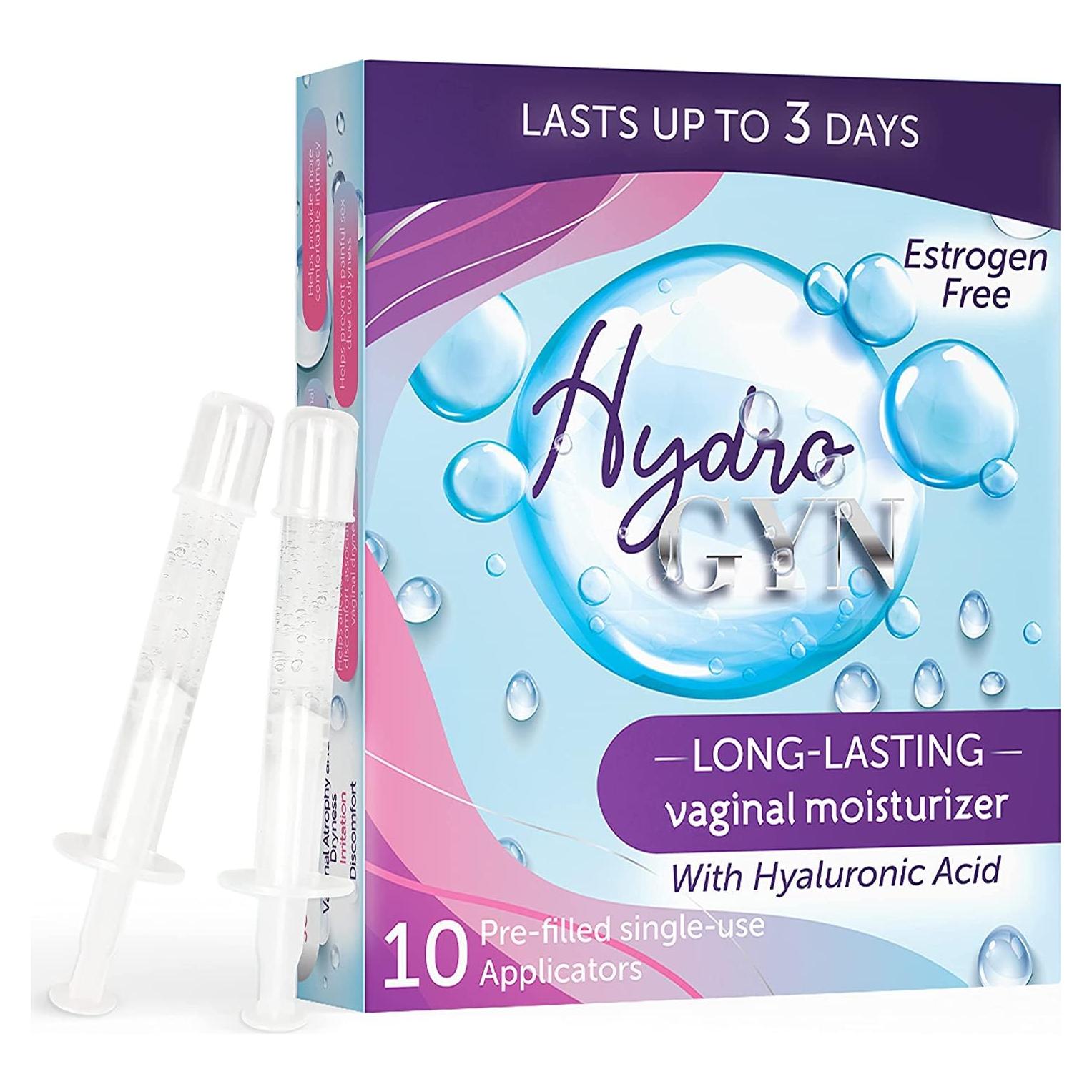 Hidratante Vaginal Hydro GYN | 10 Aplicadores Pre Llenos | Ácido Hialurónico