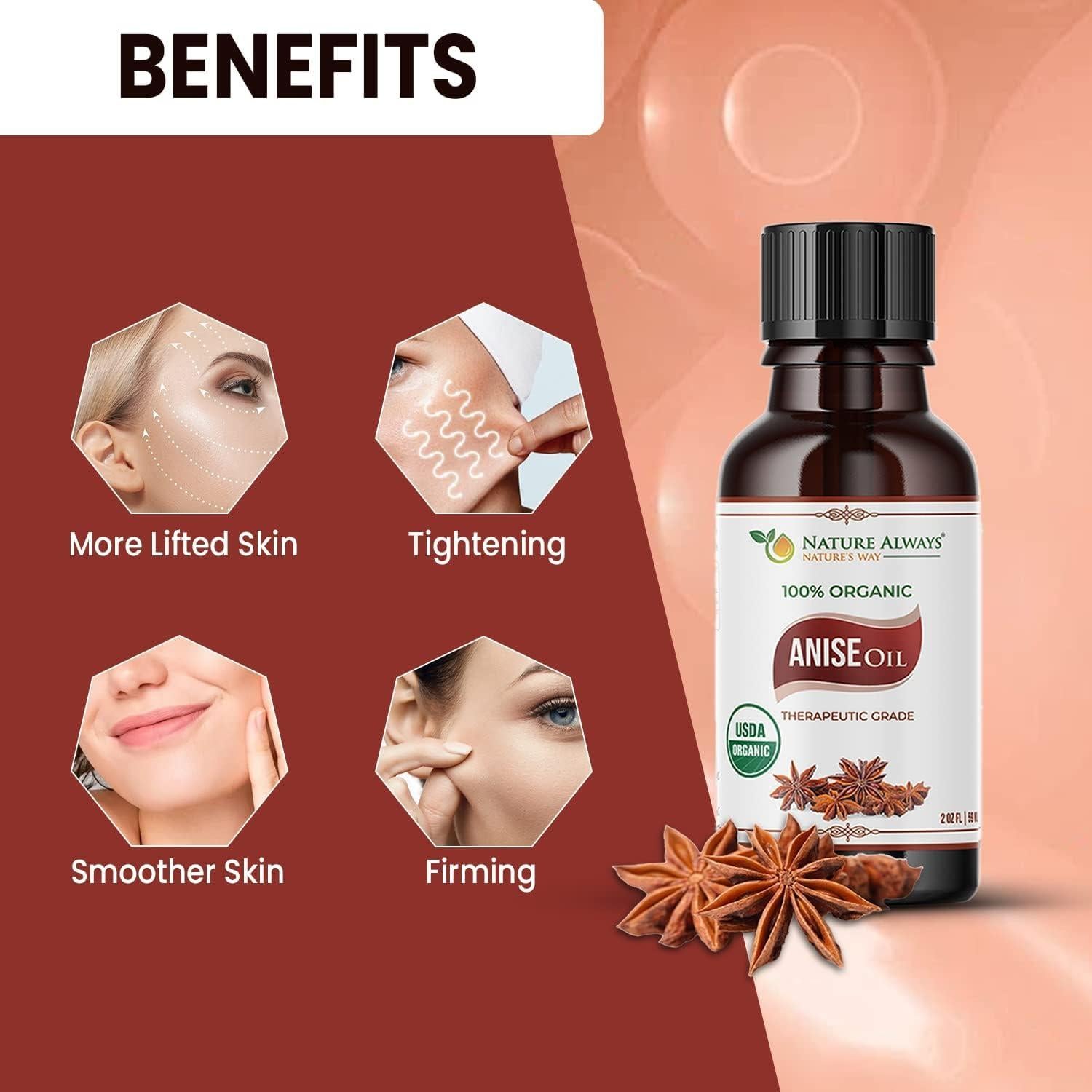 Aceite Esencial de Anís Aromaaz 60 ml - Cuidado Piel y Cabello